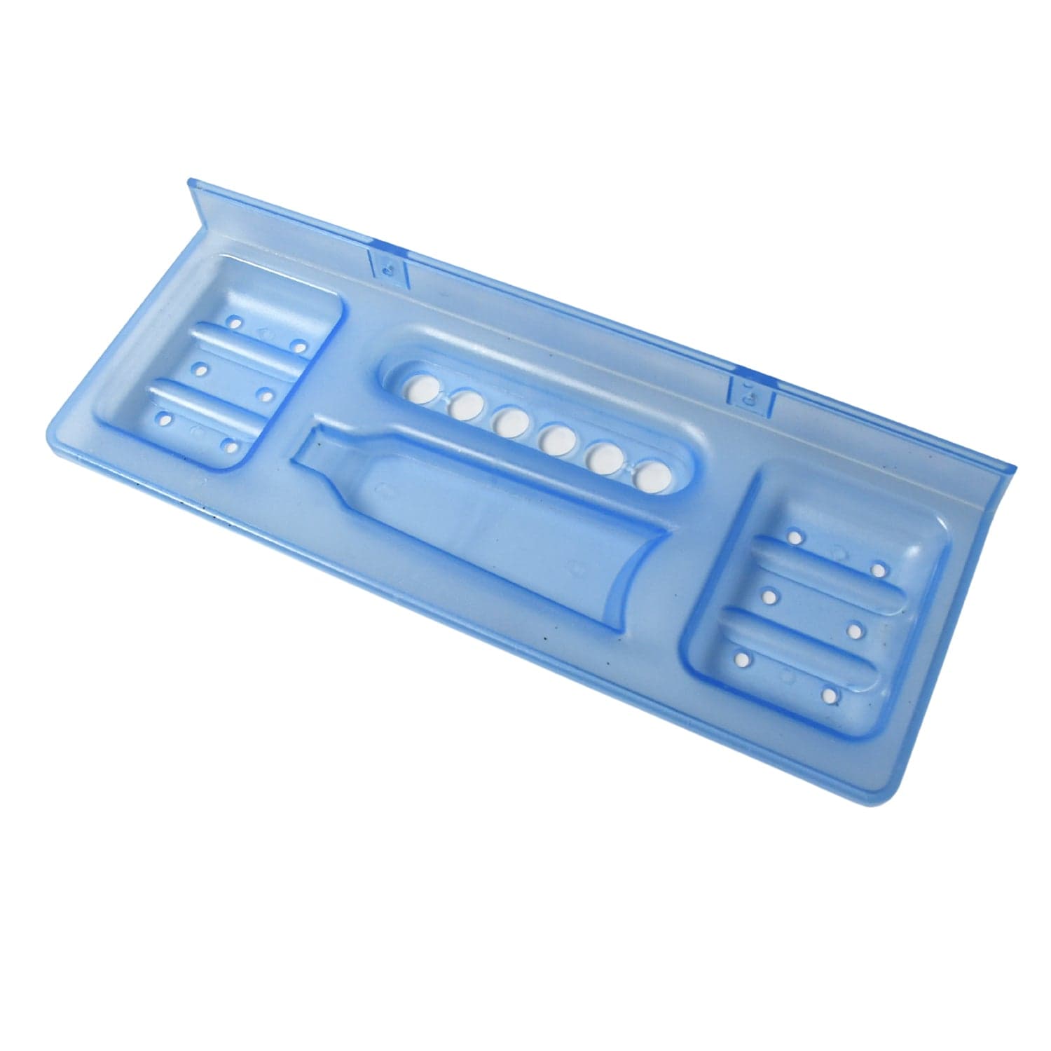 Pure Source India 4-in-1 Glass Soap Dish with Stand of Stylish Bathroom Ware thumbnail 4
