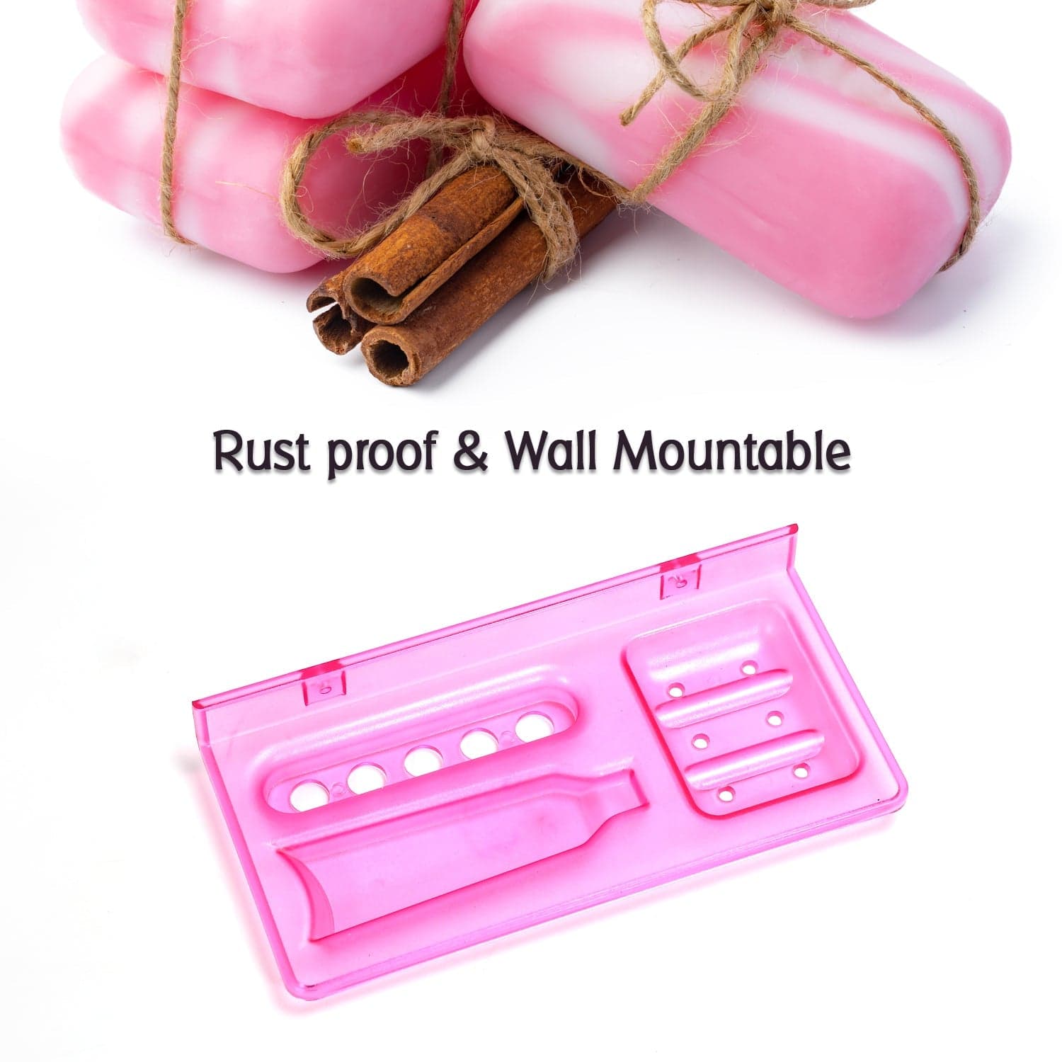 3-in-1 Glass Soap Dish for Bathroom Ware by Pure Source India thumbnail 3