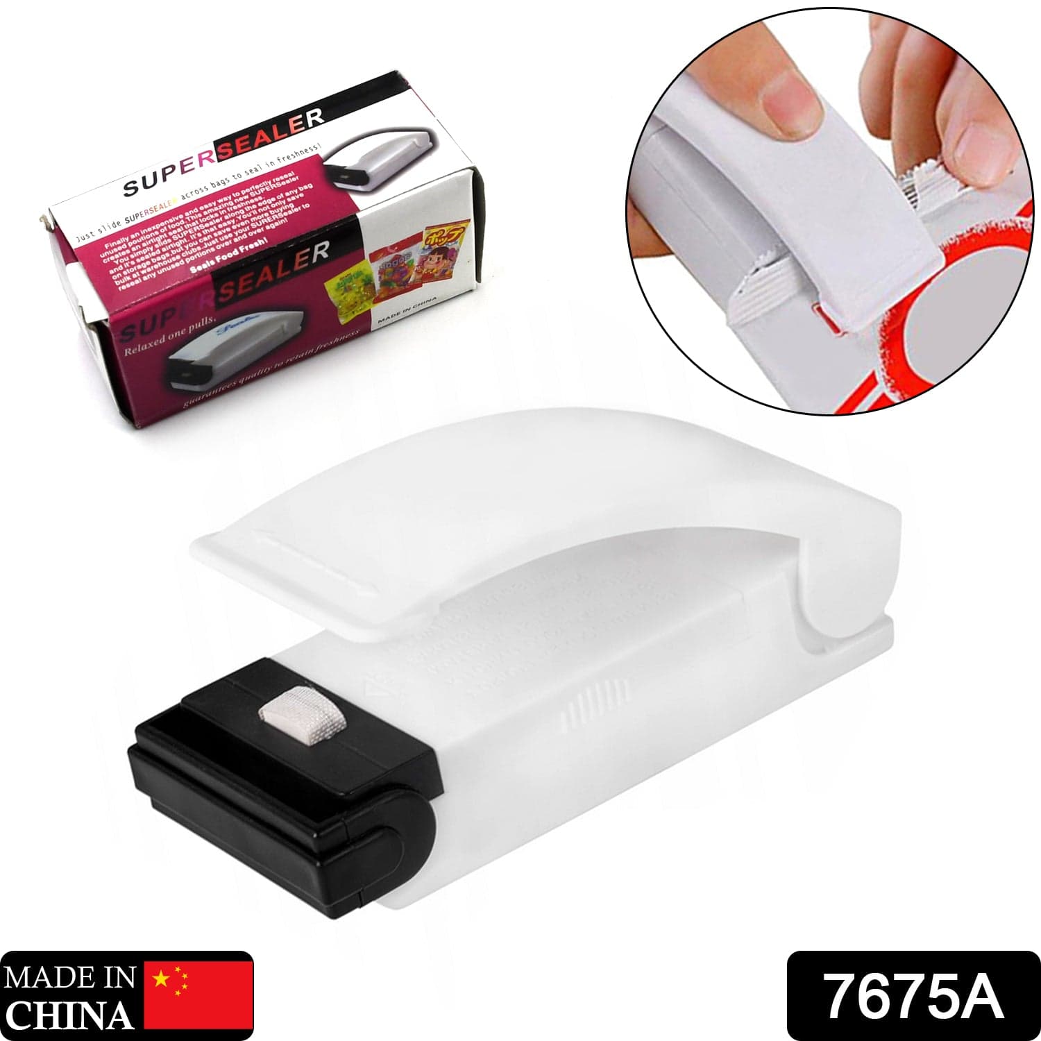Multifunctional Household Mini Portable Super Sealer Handy Plastic Bag Sealer Sealing Machine thumbnail 2