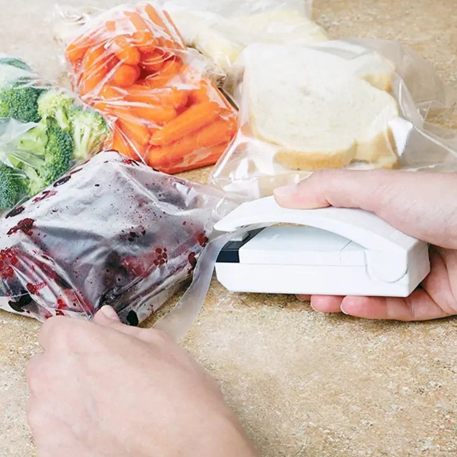 Multifunctional Household Mini Portable Super Sealer Handy Plastic Bag Sealer Sealing Machine thumbnail 5