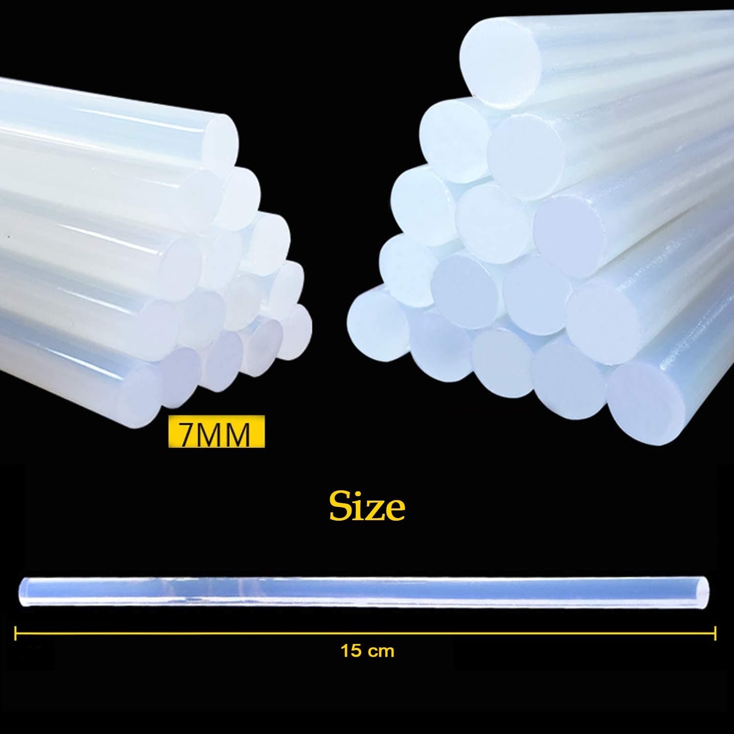 Glue Sticks for Craft and Art Decoration Craft Work Multi-Purpose Transparent HOT MELT Glue Sticks ( 1 Kg ) thumbnail 4