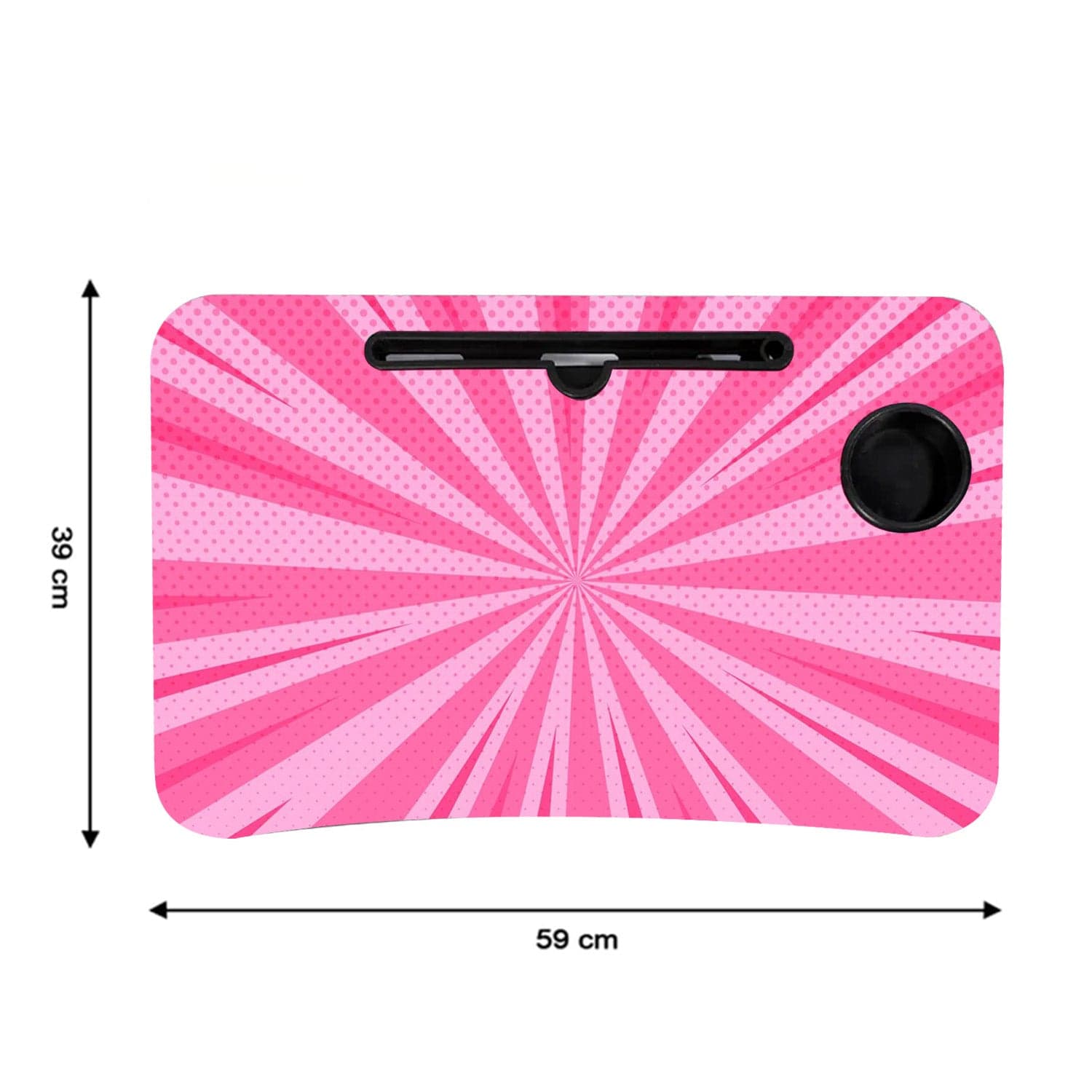 Barbie Design Foldable Study & Laptop Table for Children with Tablet Slot & Cup Holder thumbnail 6