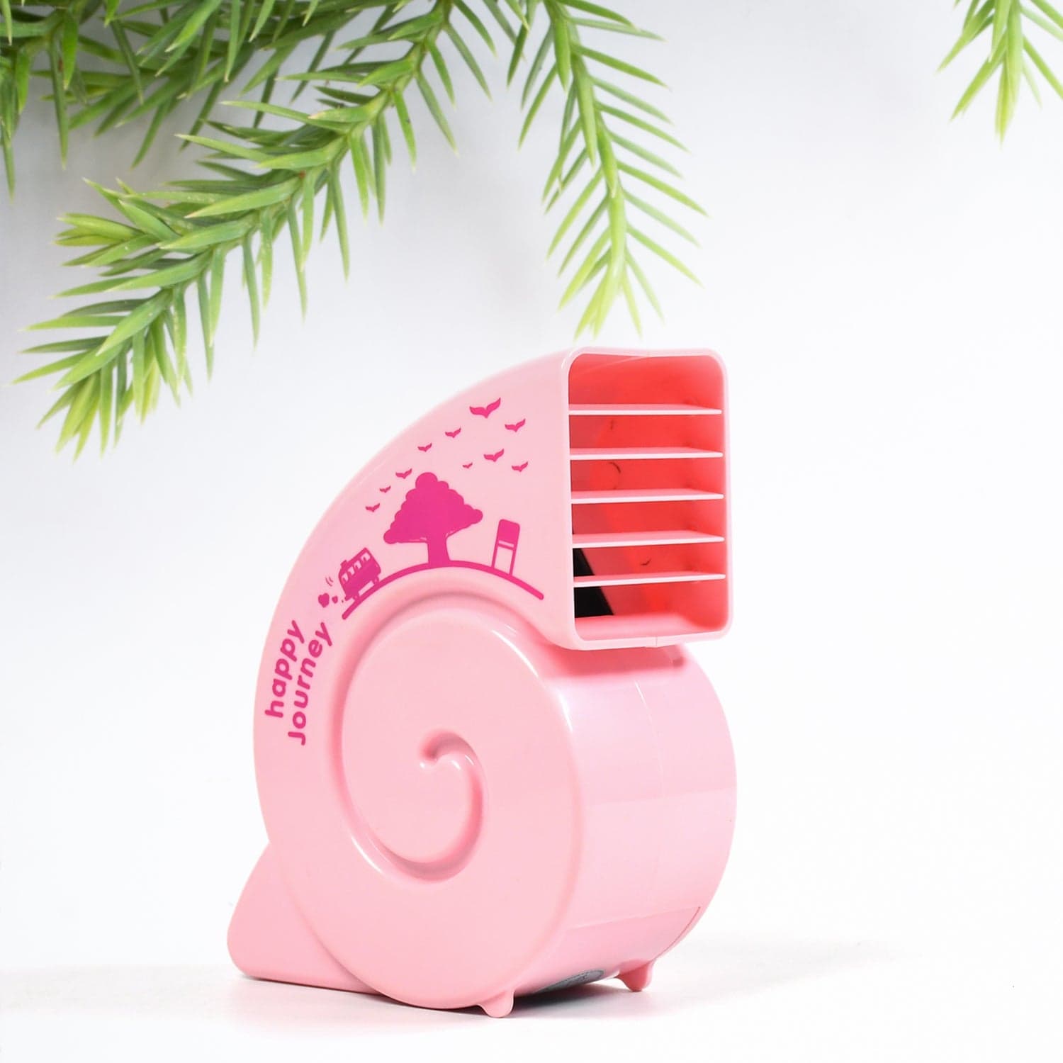 Cute USB Mini Fan: Bright, Quiet & Portable for Your Desk (Battery Not Included) thumbnail 1