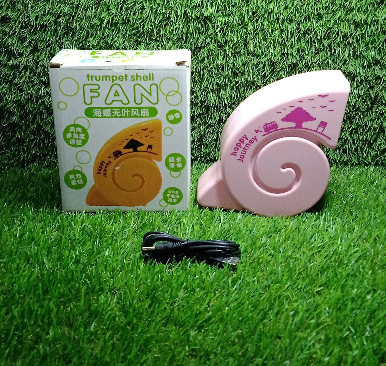 Cute USB Mini Fan: Bright, Quiet & Portable for Your Desk (Battery Not Included) thumbnail 6