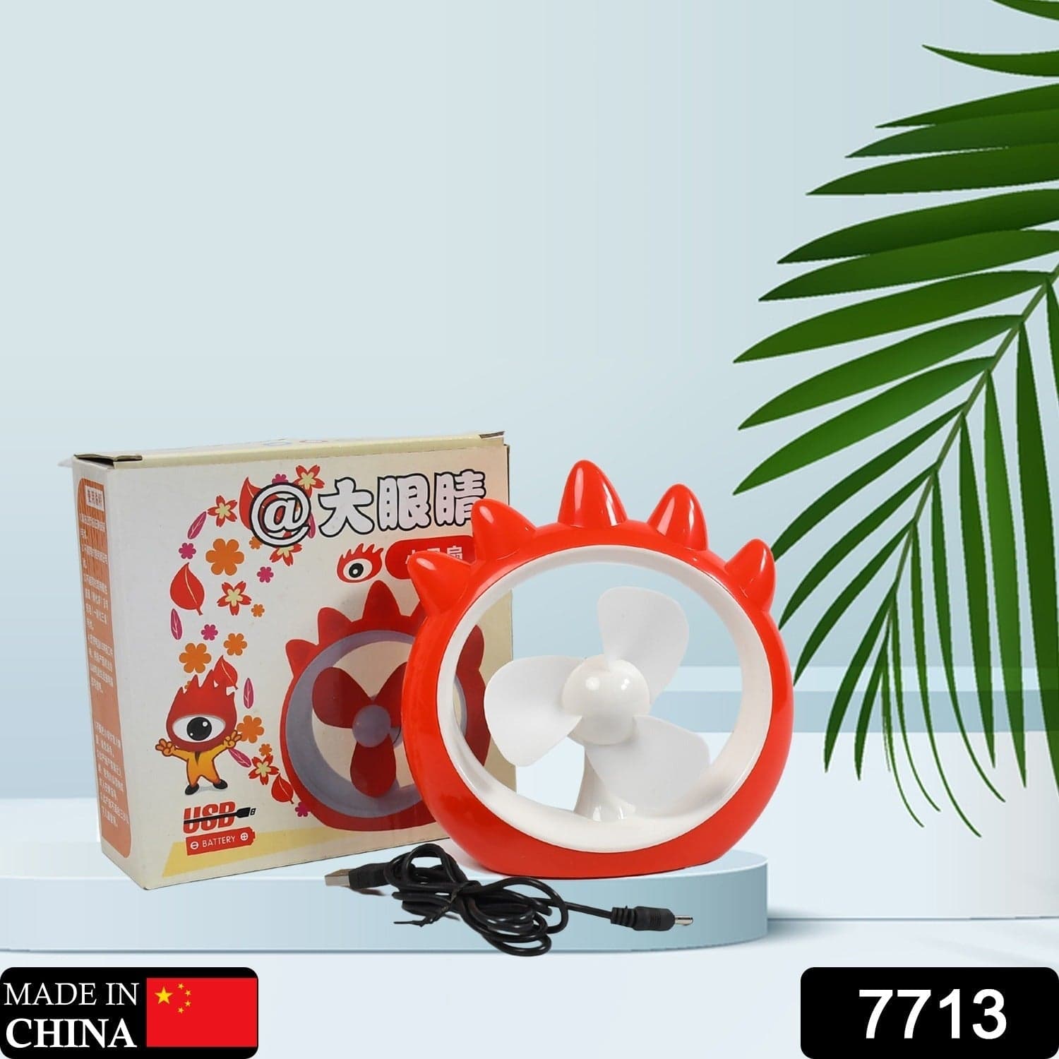 Mini Desktop Fan Of Rechargeable Usb Cooling Fan For Home thumbnail 2