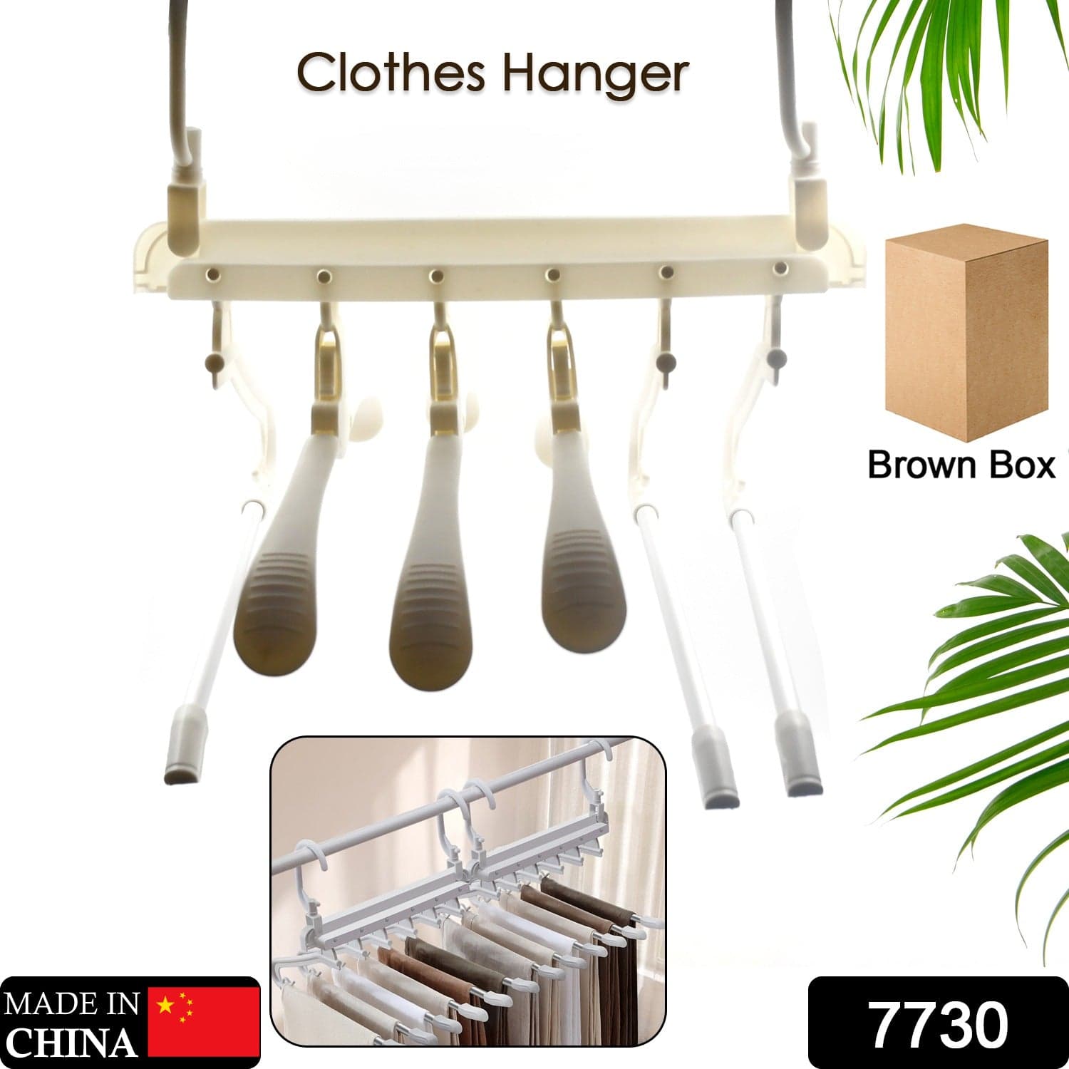 Cloth Hanger 6 In 1 Multi-Layer Hanging thumbnail 2