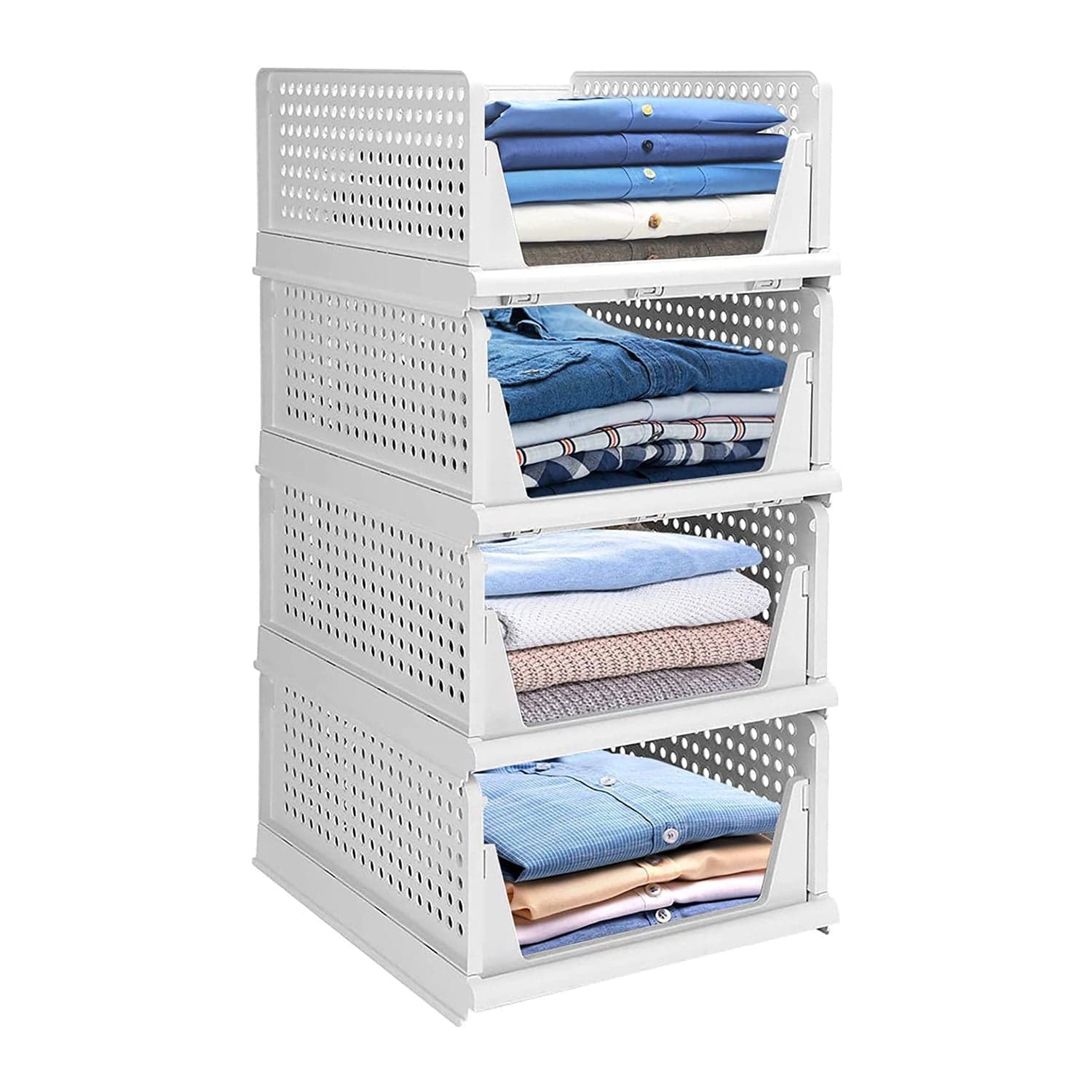Clothes Organizer 4 Layer Drawer For Wardrobe Cupboard Organizer For Clothes thumbnail 3