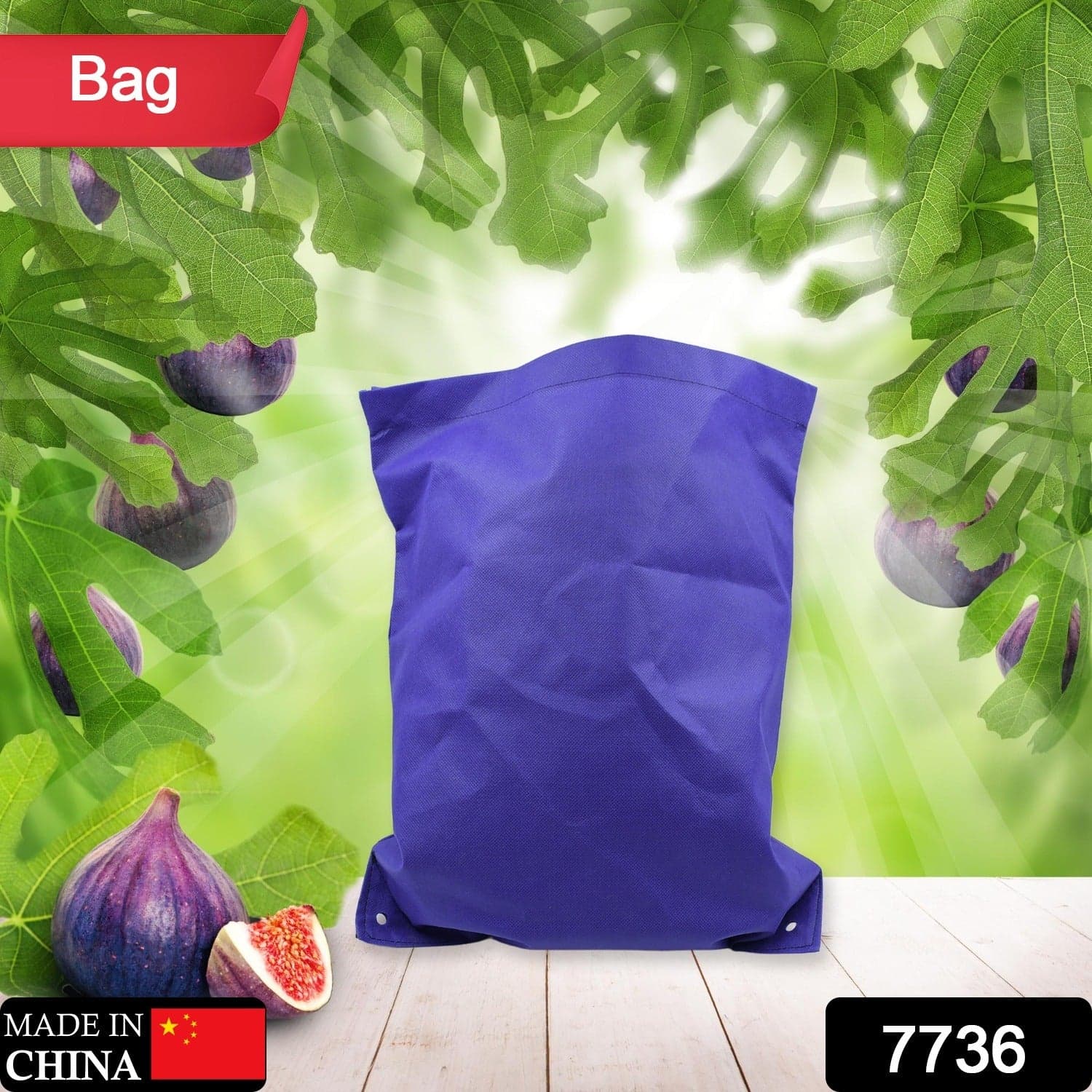 REUSABLE SMALL SIZE GROCERY BAG SHOPPING BAG WITHOUT HANDLE, thumbnail 2