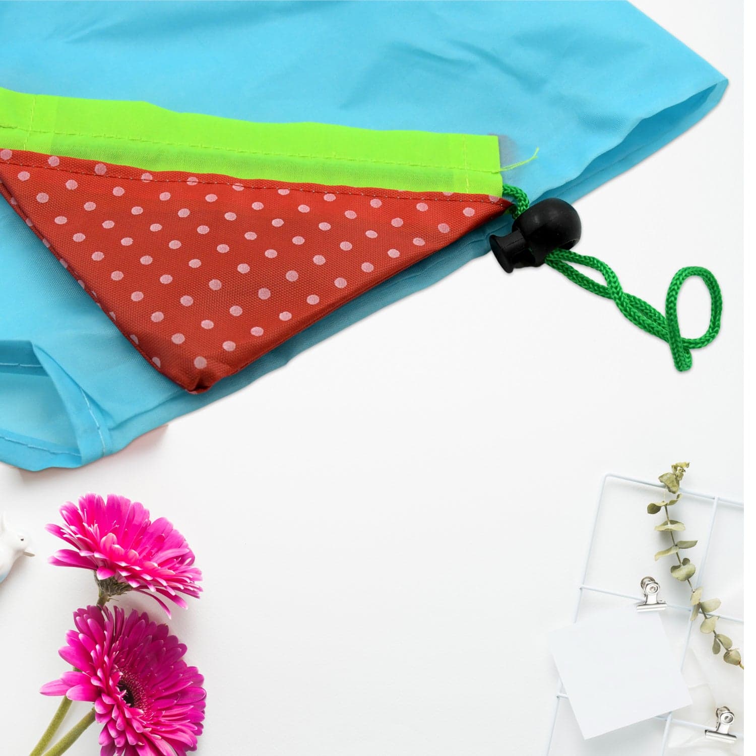 Reusable Grocery Bags - Reusable Bags With Handles (1 Pc / Mix Color) thumbnail 8