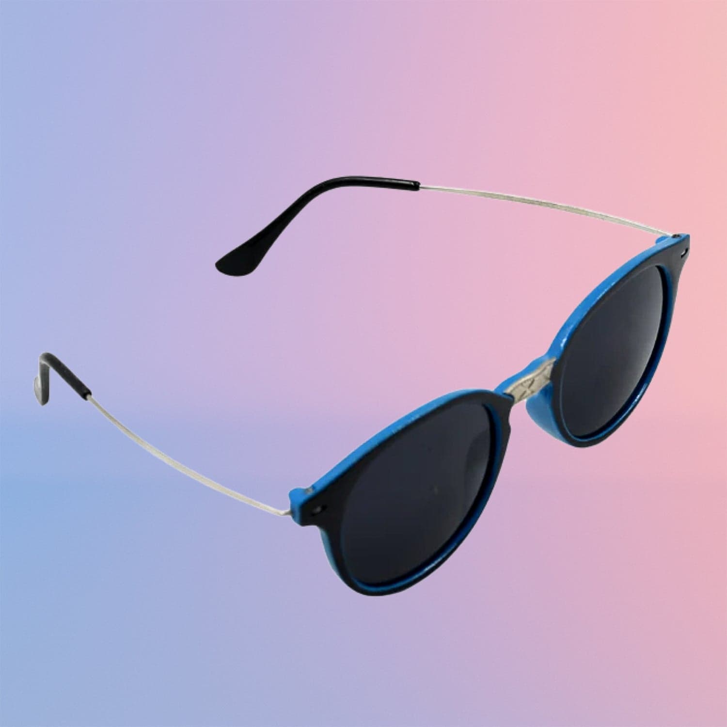 UV Protected Round Sunglasses, classic Sunglasses for Men & Women, Lightweight thumbnail 1