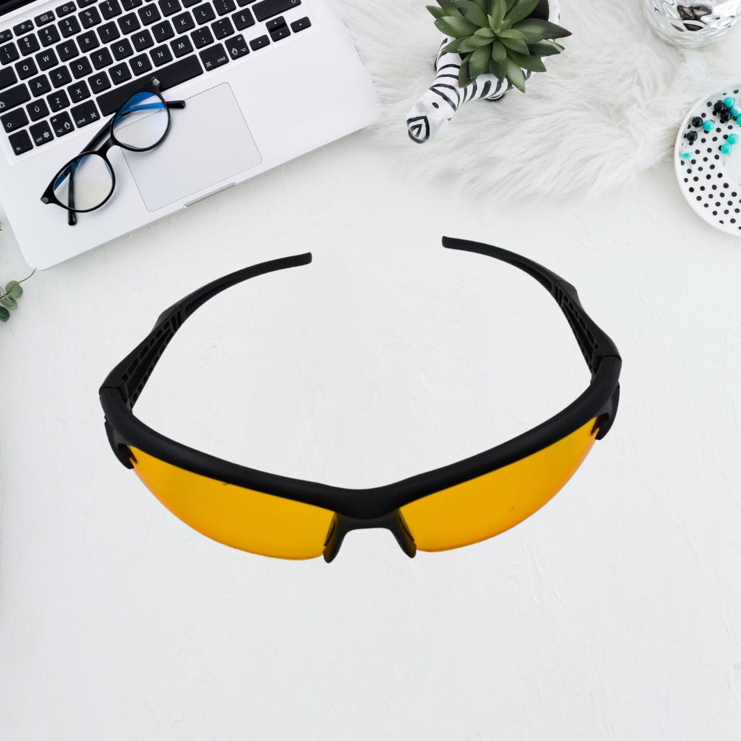 Night Driving Glasses With Anti Glare Scratch Resistant Coating Sunglasses (1 PC) thumbnail 1