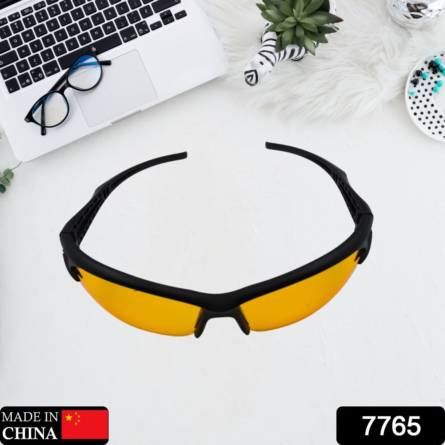 Night Driving Glasses With Anti Glare Scratch Resistant Coating Sunglasses (1 PC) thumbnail 2