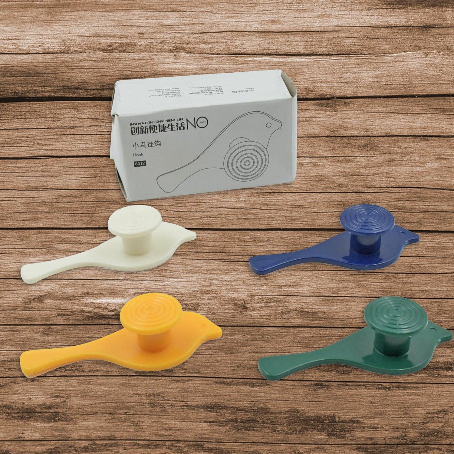 Bird Hook Self Adhesive Hooks (4 Pc Set) thumbnail 5
