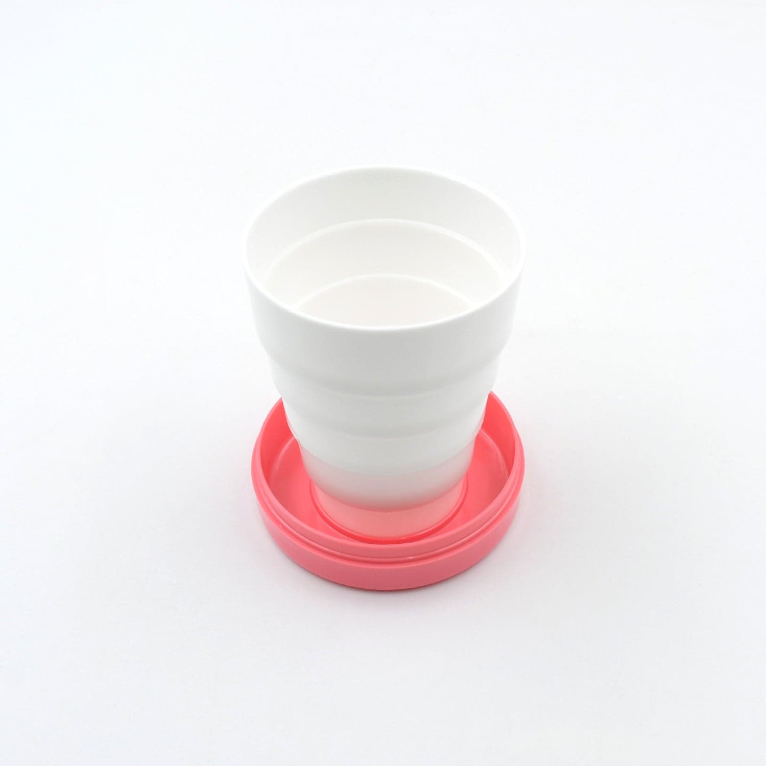 Portable Travelling Cup / Tumbler With Lid Folding / Pocket Glass (Pack of 1) thumbnail 5