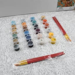 Paint By Numbers For Adults Beginner - Adults' Paint-By-Number Kits On Canvas - Diy Oil Painting By Numbers For Adults - 24 Number Color