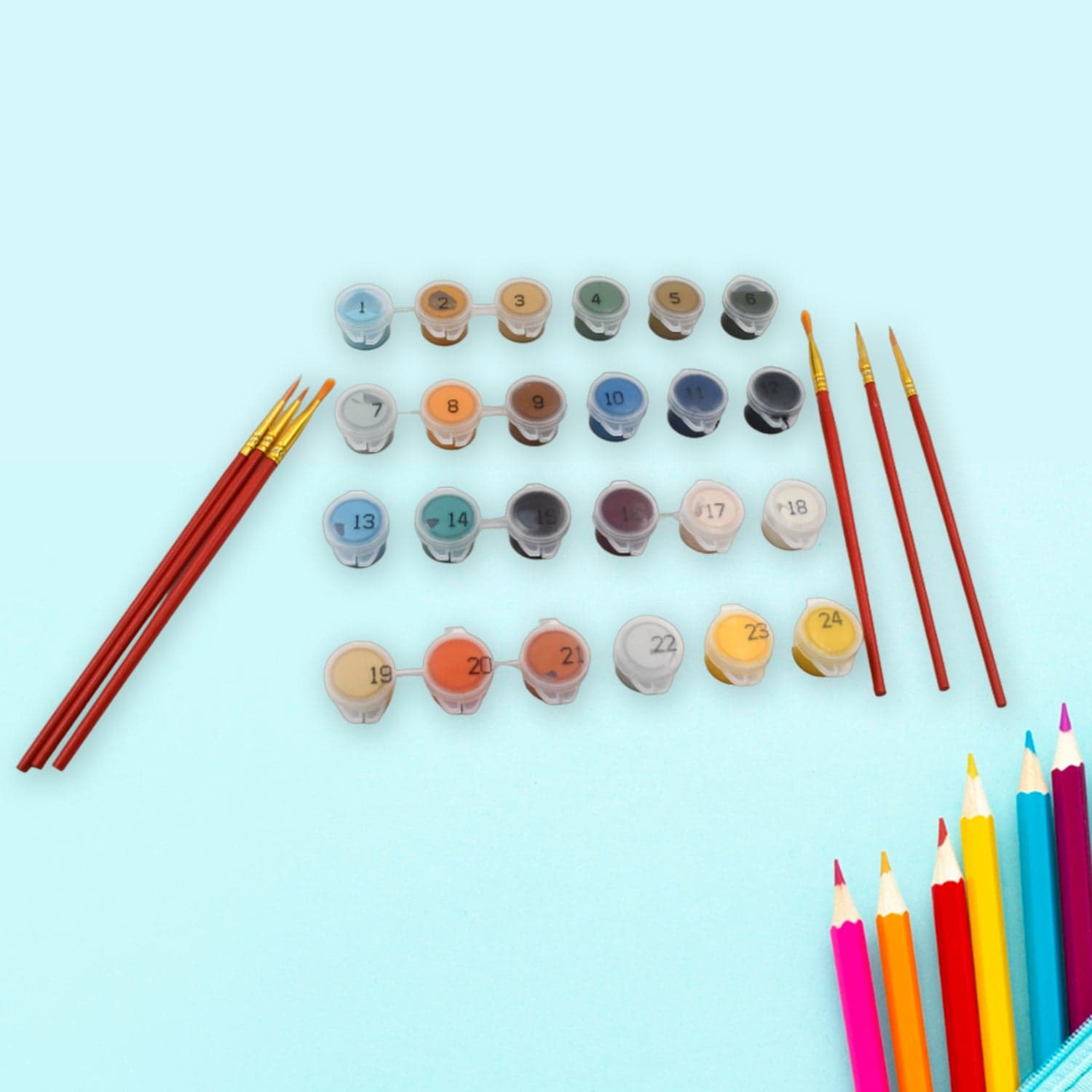 Paint By Numbers For Adults Beginner - Adults' Paint-By-Number Kits On Canvas - Diy Oil Painting By Numbers For Adults - 24 Number Color thumbnail 5
