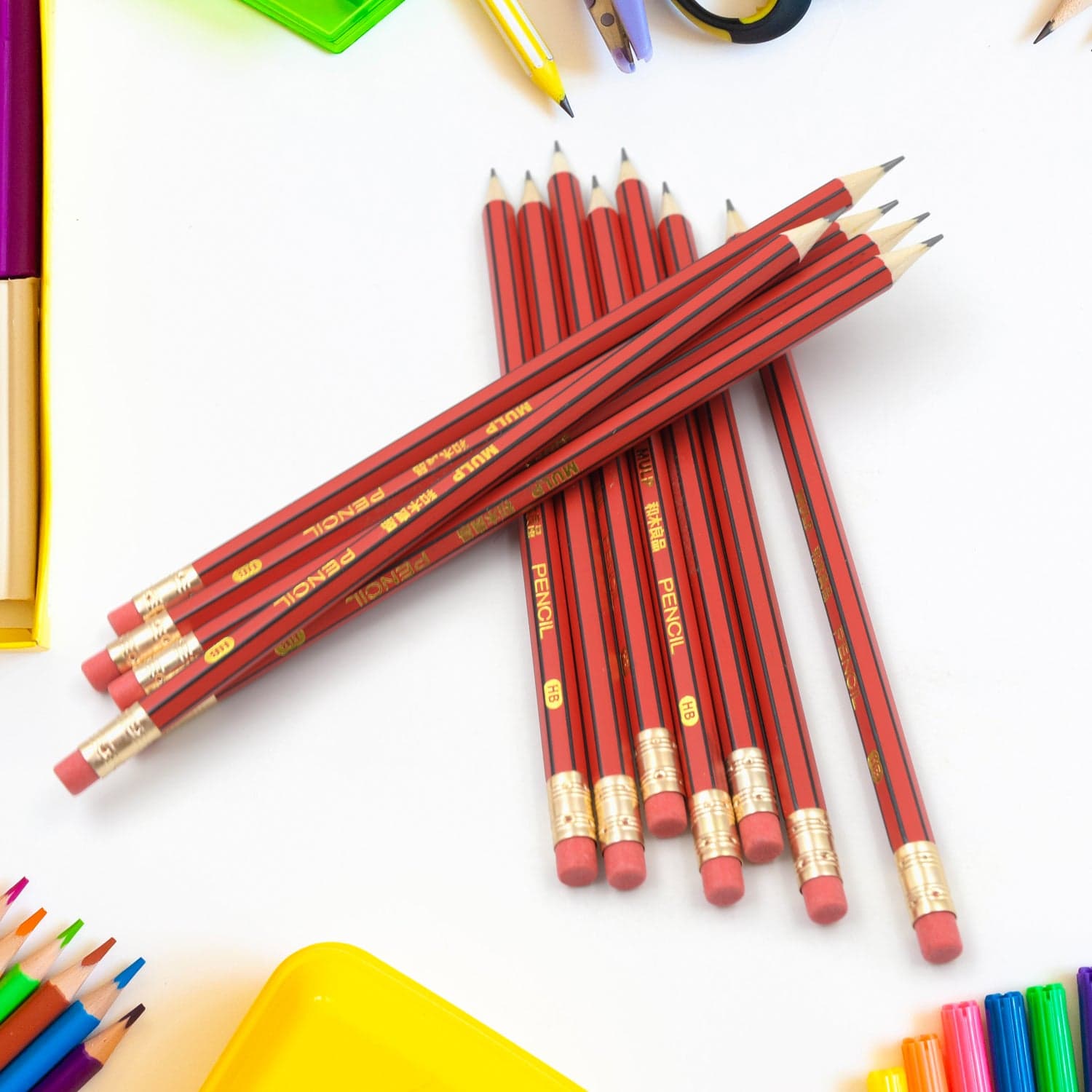 Wooden Pencil Set Multi-Use Wooden Graphite Pencils For Art thumbnail 3
