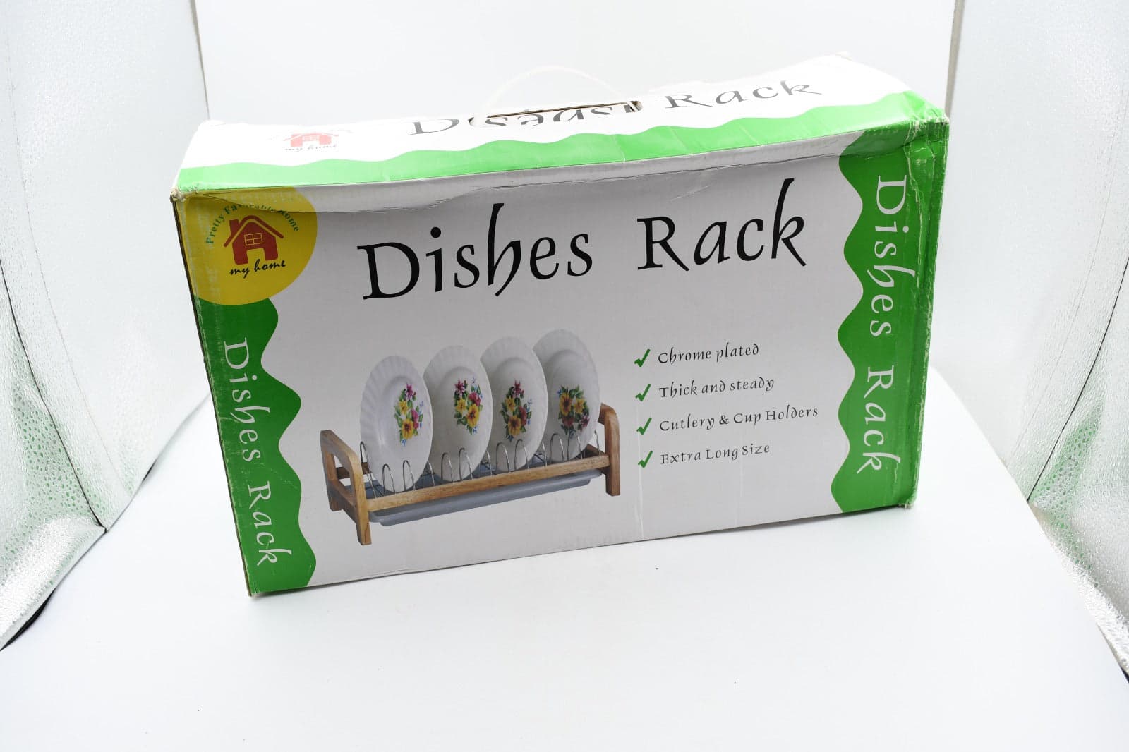 STAINLESS STEEL DRAIN BOWL STORAGE RACK HOLDER PLATE DISH CUTLERY CUP RACK WITH TRAY KITCHEN SHELF STAND thumbnail 8