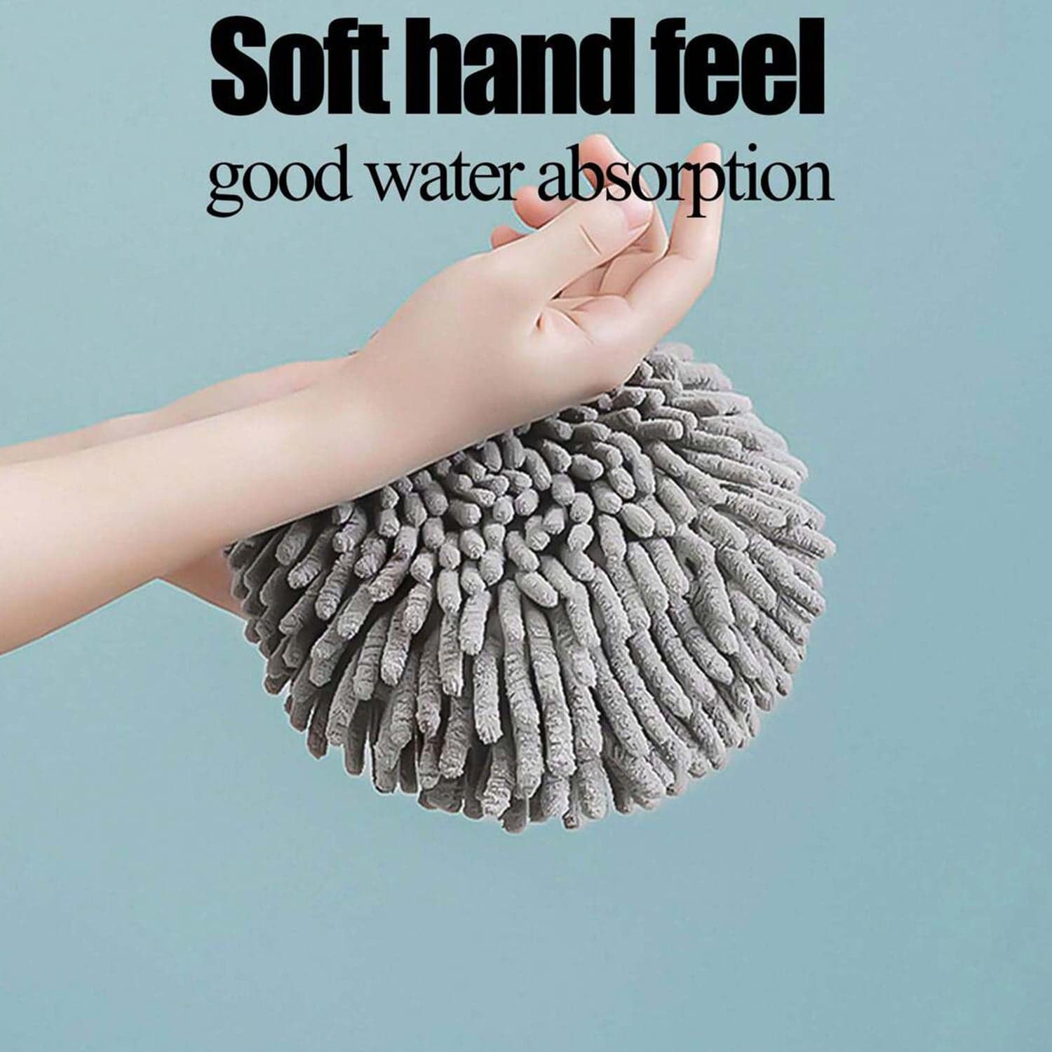 Super Soft Hanging Hand Towel (Microfiber): Ultra Absorbent, Kitchen & Bath thumbnail 5
