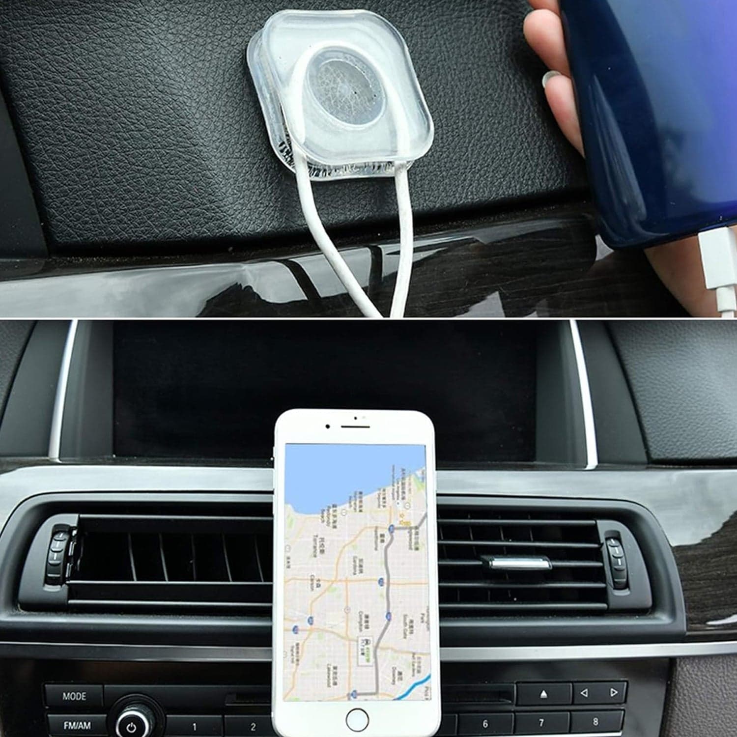 Multi Purpose Square Super Gel Pads for Holding Mobile & Spiral Cable Protector (1 Pc) thumbnail 7
