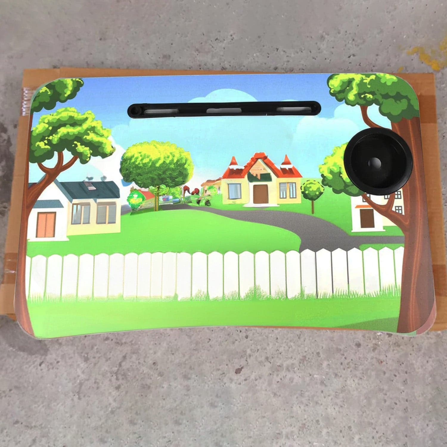 Kids' Portable Study Table with Tablet Slot thumbnail 6