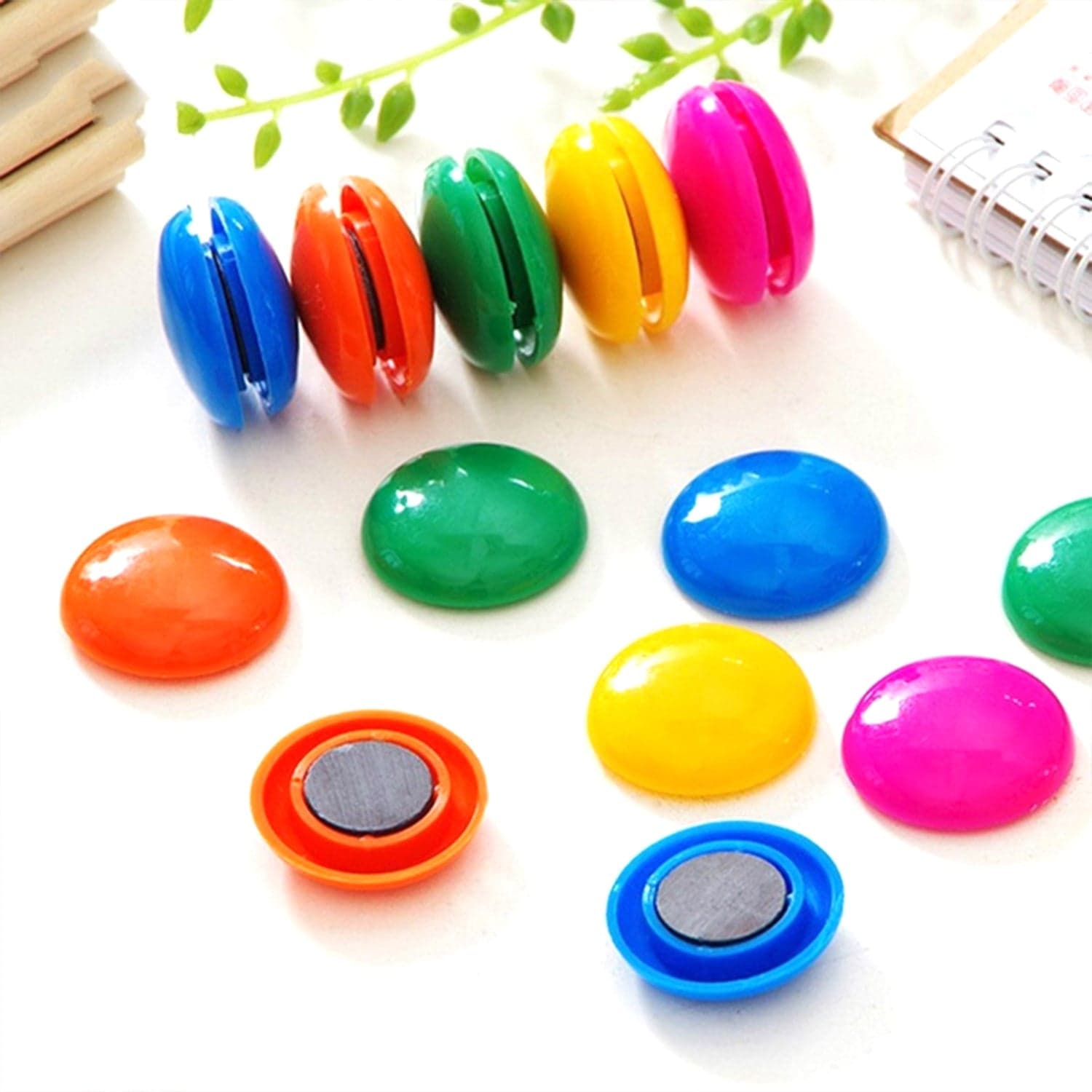Durable Magnetic Button Set for Kids' Experiments (10 Pc, Round Shape) thumbnail 1