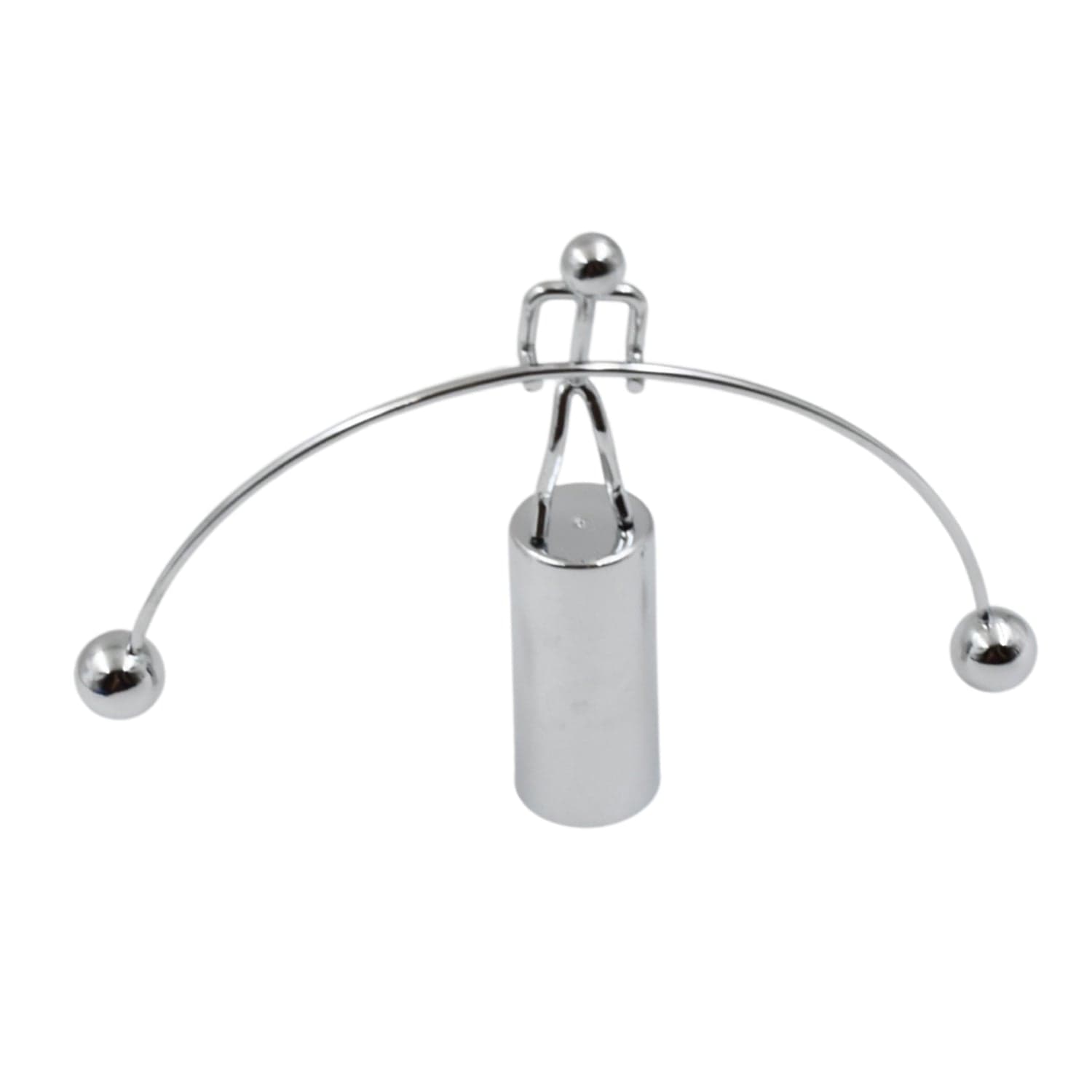 Mini Steel Balance Toy, Decoration Pendulum Newton Cradle Balance Ball Tumbler Desk Toy Metal Man Home Home Decoration Crafts thumbnail 5