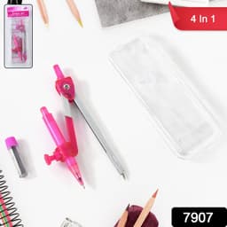 Student Geometry Compass Set 4 In 1