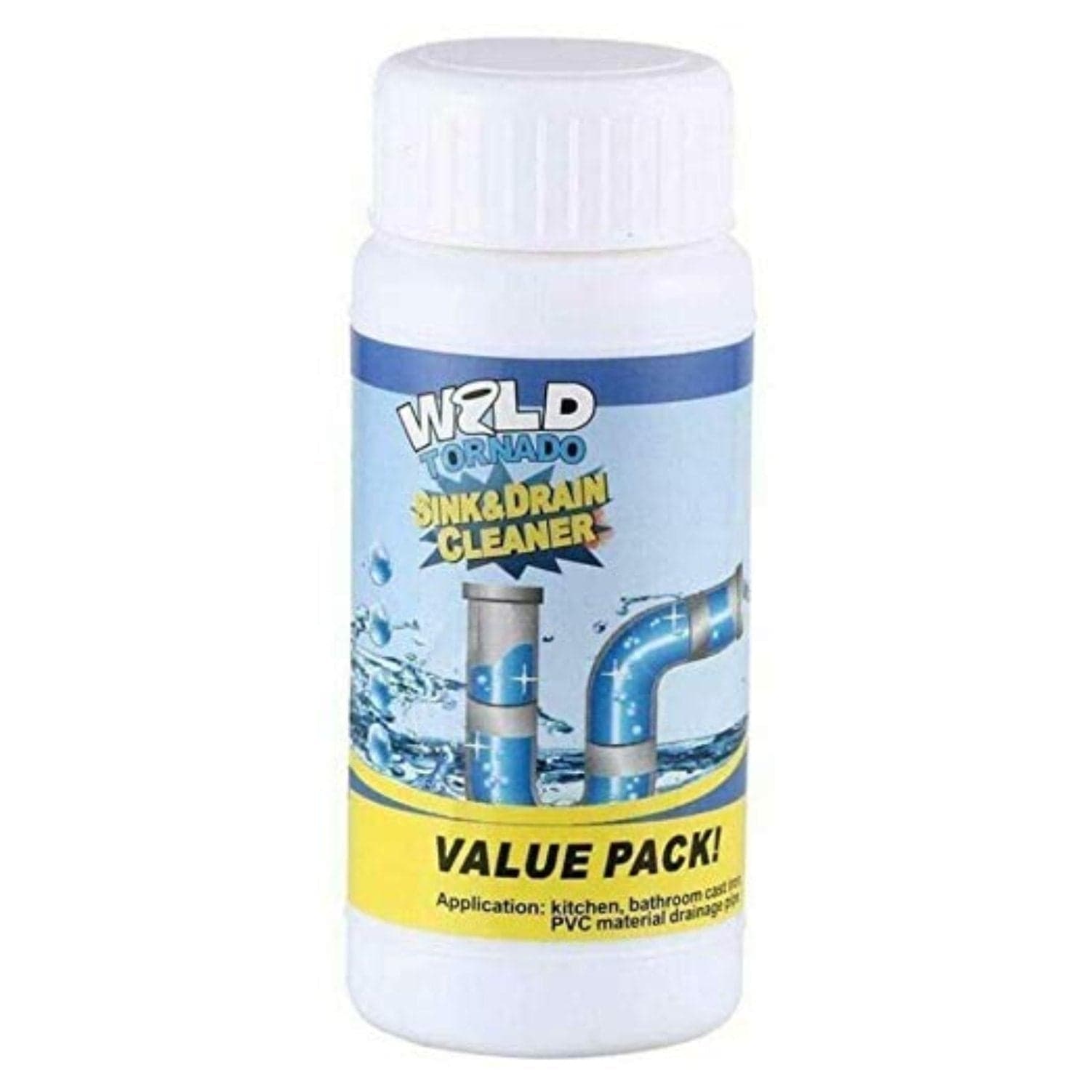 Powerful Sink And Drain Cleaner, Portable Powder Cleaning Tool Super Clog Remover Chemical Powder Agent For Kitchen Toilet Pipe Dredging (110 Gm) thumbnail 4