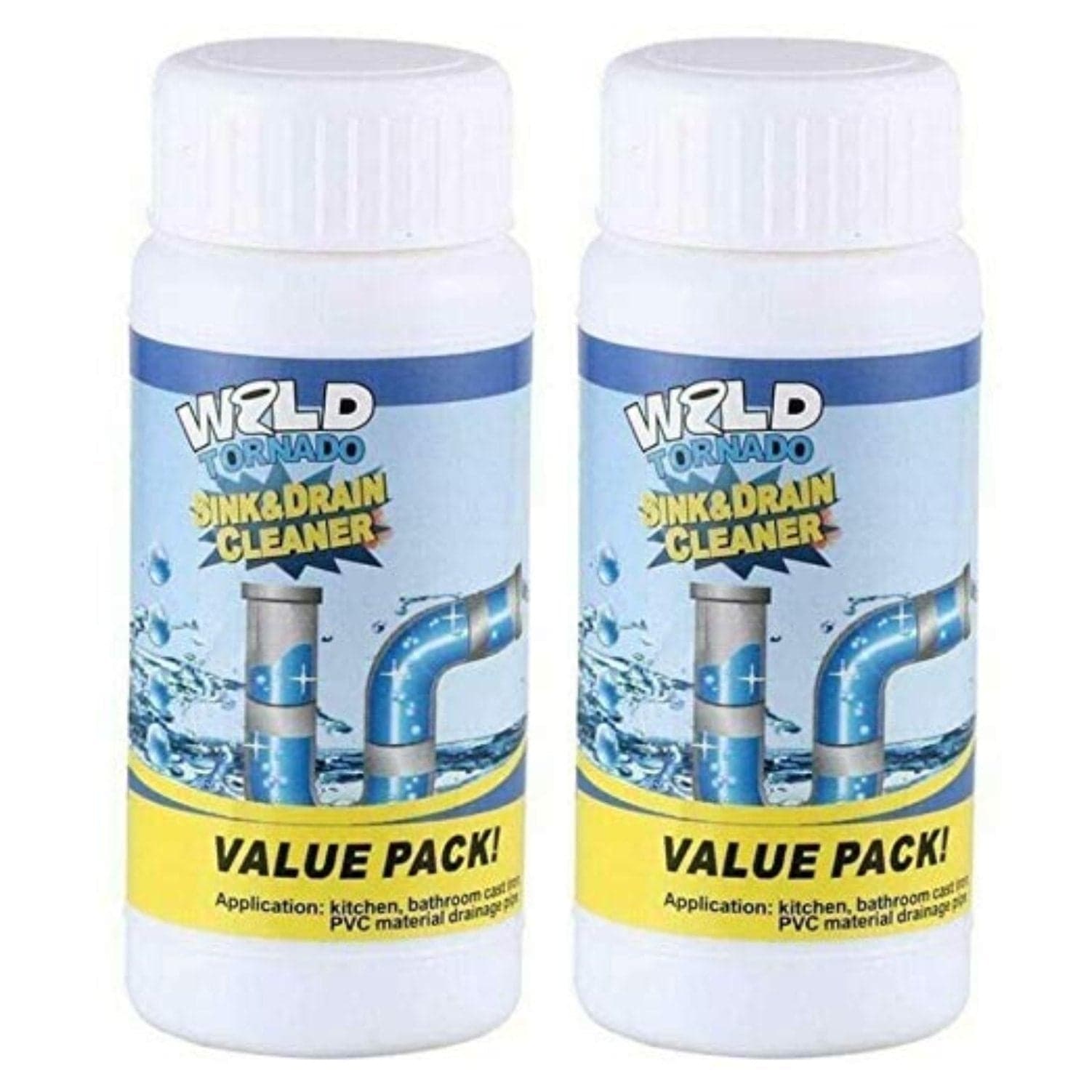Powerful Sink And Drain Cleaner, Portable Powder Cleaning Tool Super Clog Remover Chemical Powder Agent For Kitchen Toilet Pipe Dredging (110 Gm) thumbnail 6