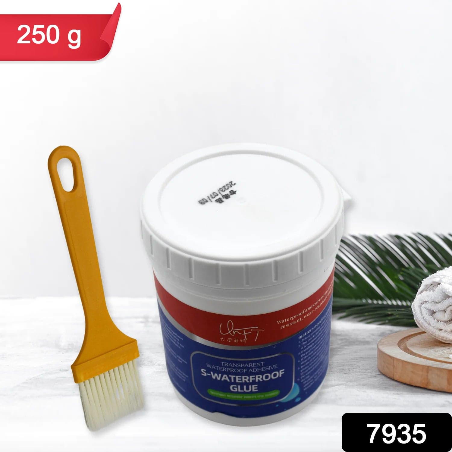 Transparent Waterproof Glue 250G With Brush thumbnail 2