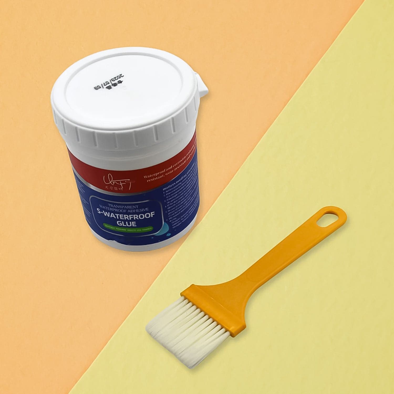 Transparent Waterproof Glue 250G With Brush thumbnail 3
