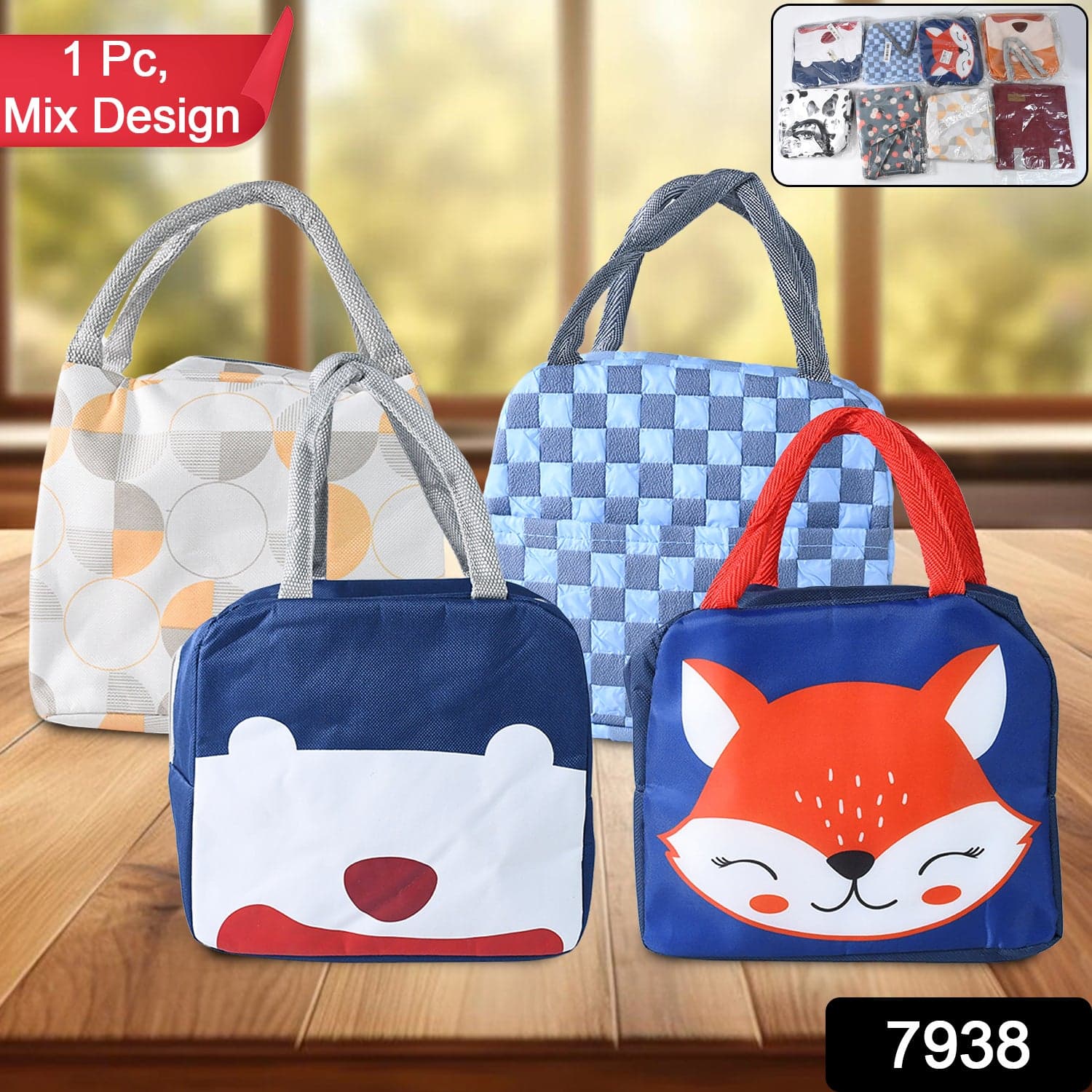 Travel Wash Bag Multi-Functional Waterproof Cosmetic Storage Bag (1 Pc Mix Design) thumbnail 2