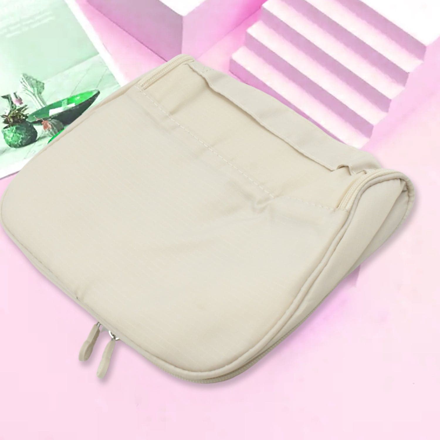Travel Wash Bag Multi-Functional Waterproof Cosmetic Storage Bag (1Pc) thumbnail 5