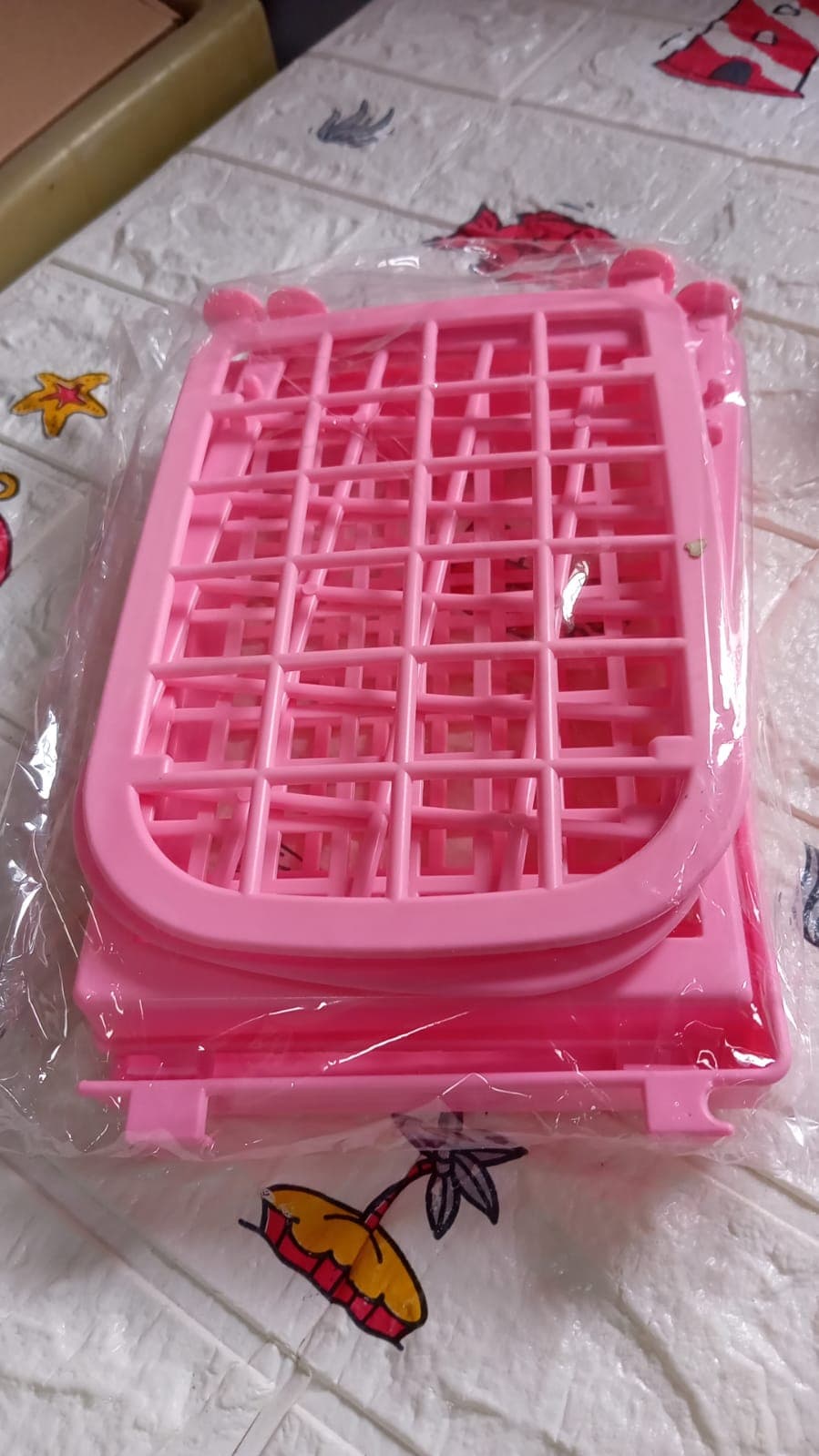 2Layer Foldable Plastic Small Storage Shelf / Rack (1 Pc / Mix Color) thumbnail 11