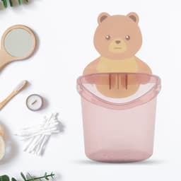 Multipurpose Teddy Bear Wall Toothbrush Holder of Waterproof & Self-Adhesive