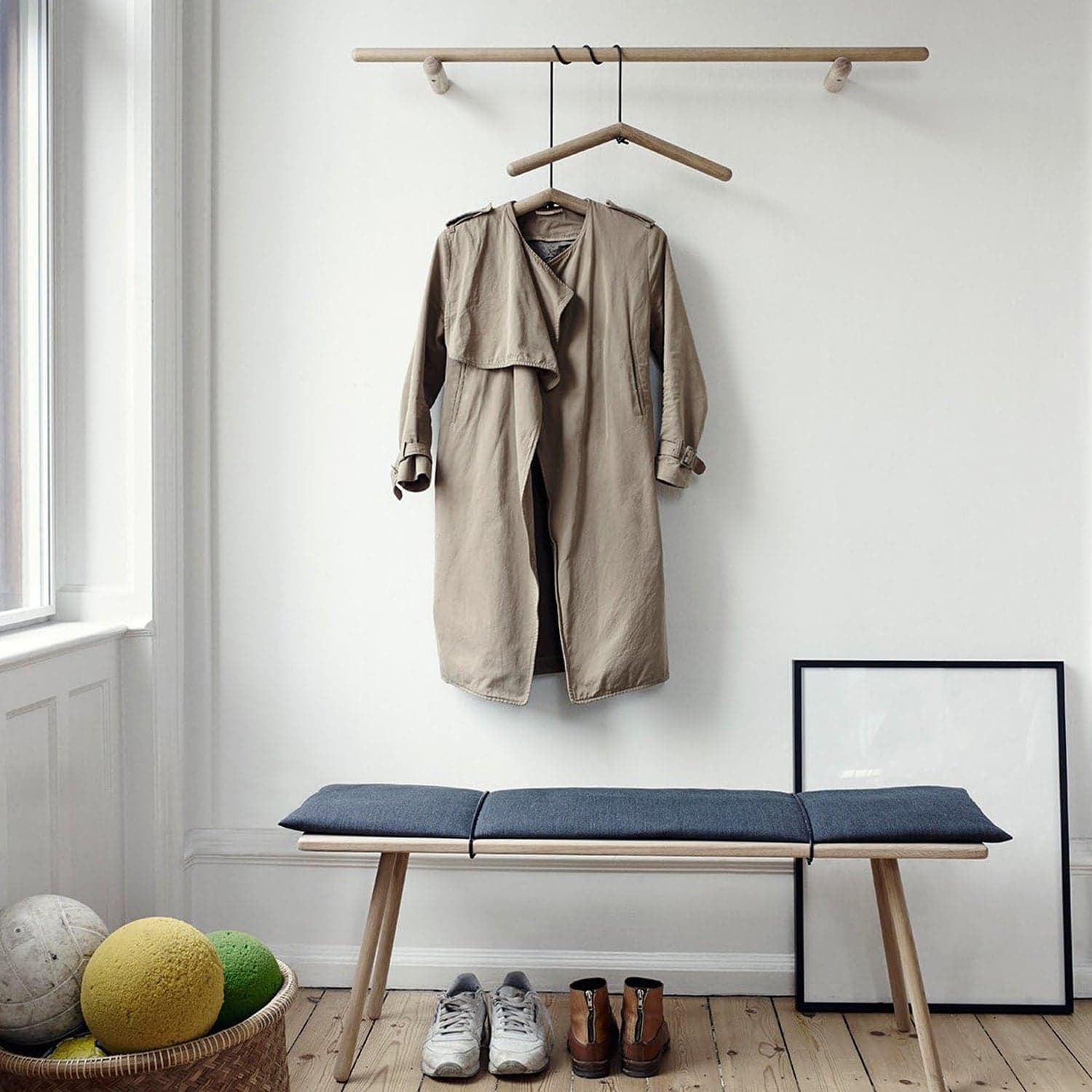 Wood Clothes Hanger, Wooden Suit Hangers, Coat Hangers, thumbnail 1