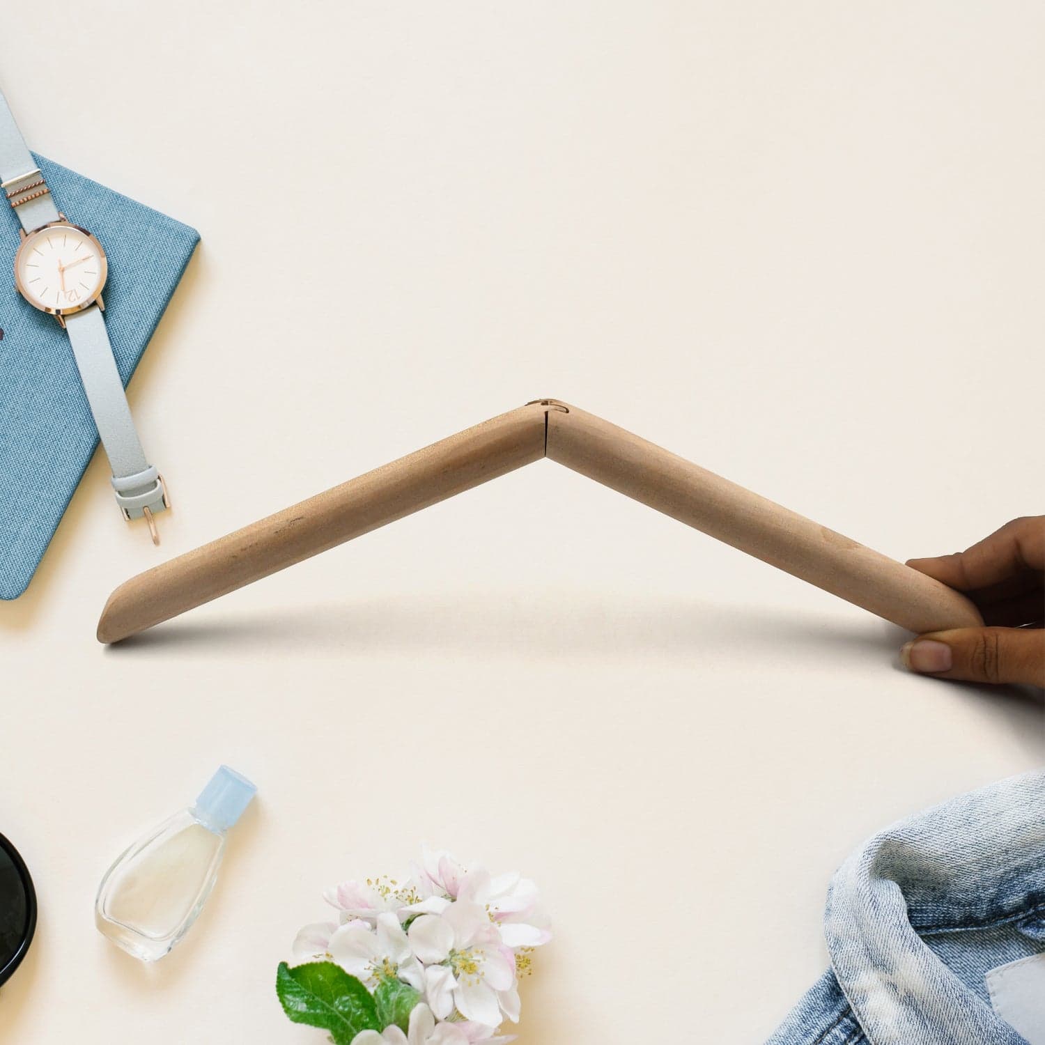 Wood Clothes Hanger, Wooden Suit Hangers, Coat Hangers, thumbnail 5