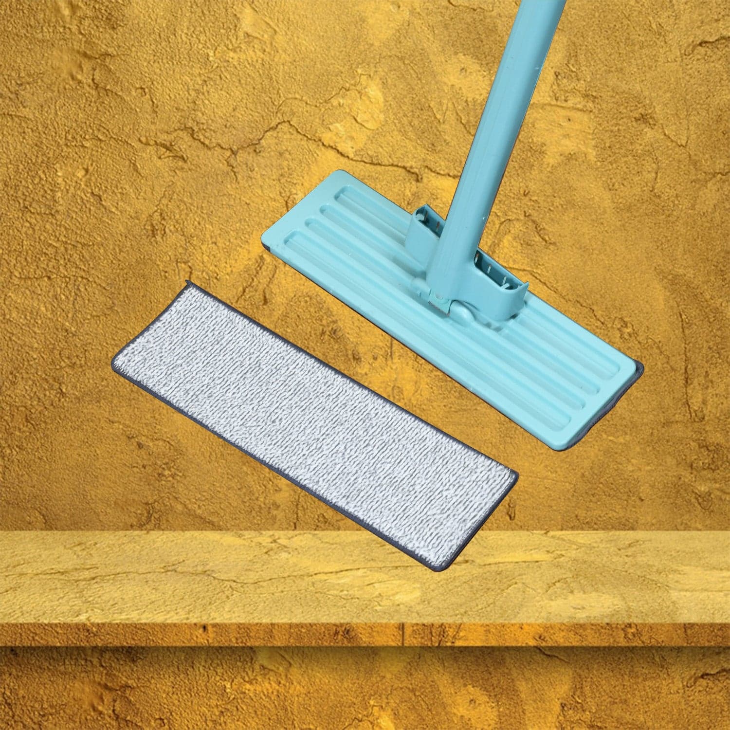 High Quality Flat Mop Floor Cleaning Mop 360° Rotating Microfiber Dust Mop thumbnail 3