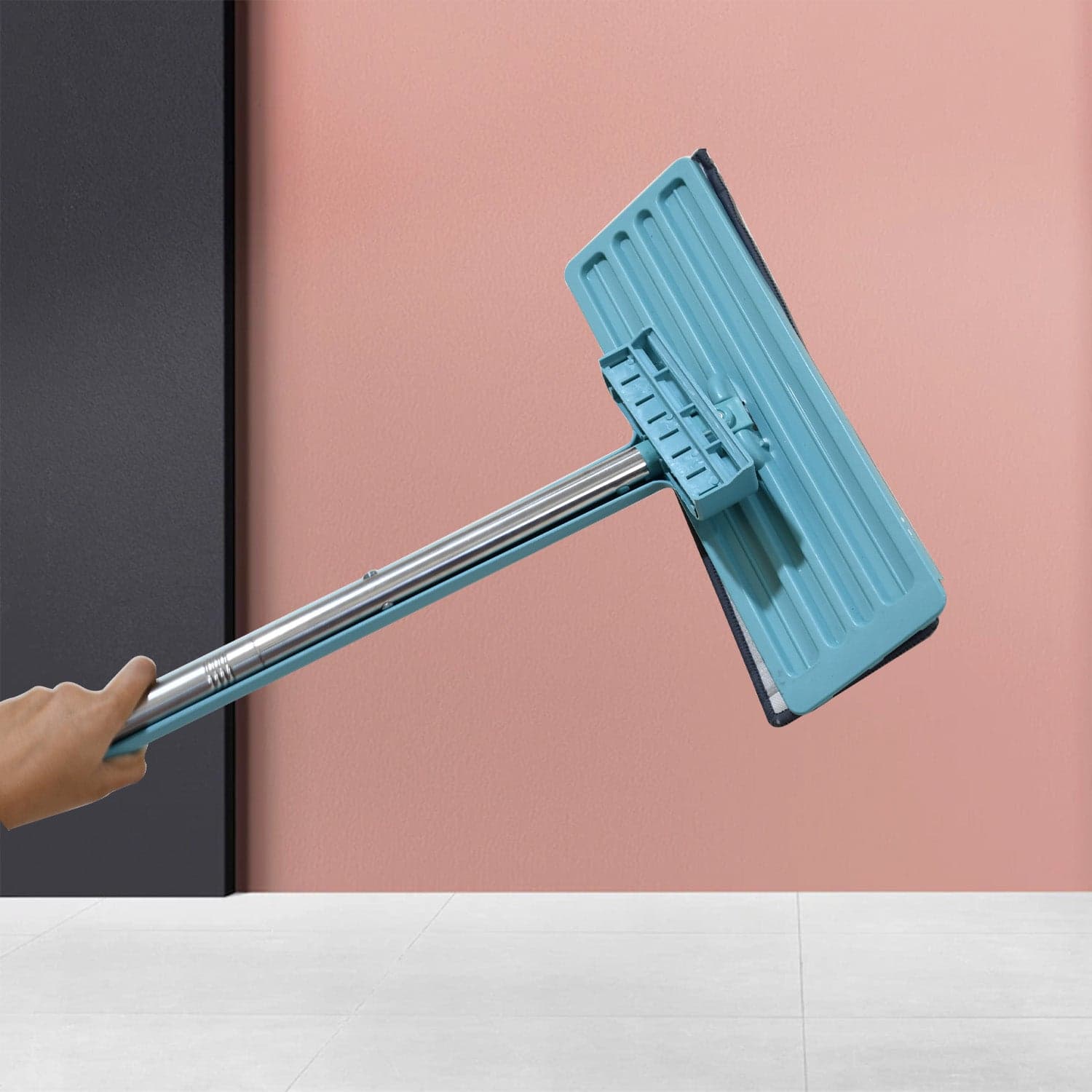 High Quality Flat Mop Floor Cleaning Mop 360° Rotating Microfiber Dust Mop thumbnail 6