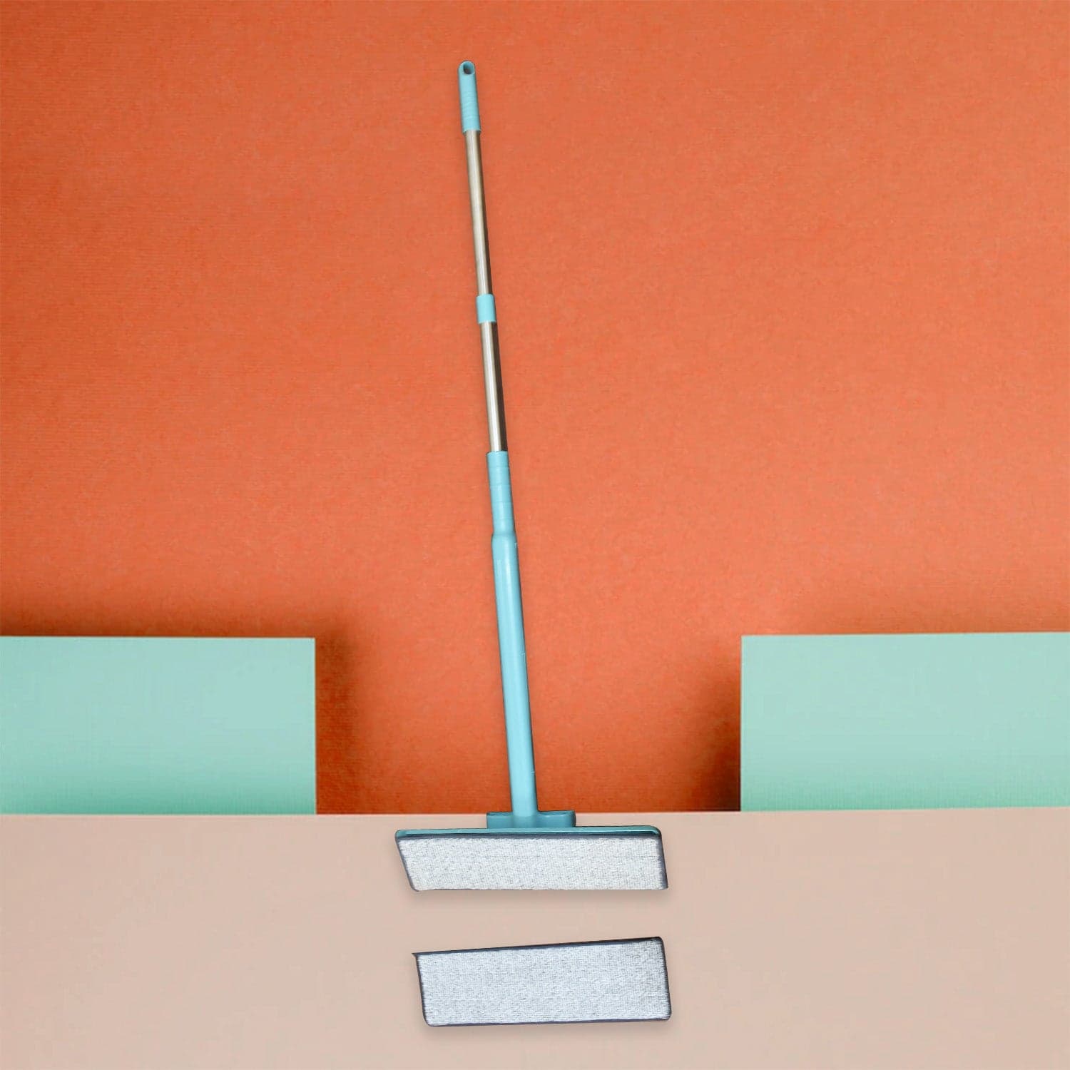 High Quality Flat Mop Floor Cleaning Mop 360° Rotating Microfiber Dust Mop thumbnail 7