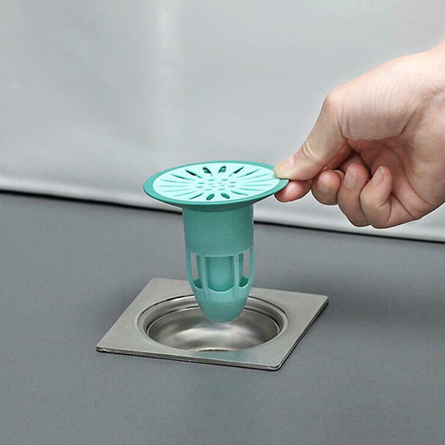 Deodorant Floor Drain Core Silicone Drain Stopper Insectproof Anti-Odor Hair Trap Plug Trap for Kitchen Bathroom Toilet thumbnail 1