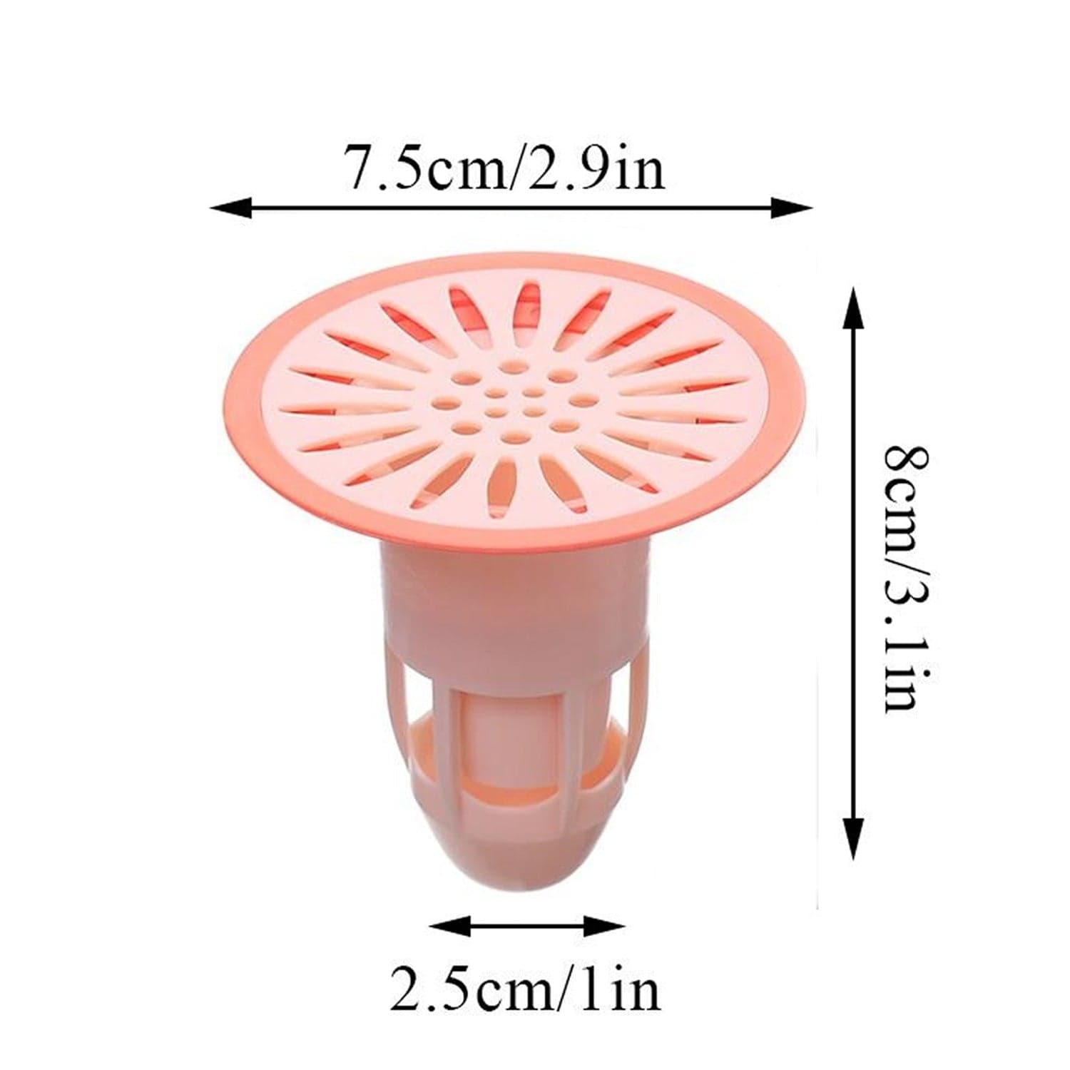 Deodorant Floor Drain Core Silicone Drain Stopper Insectproof Anti-Odor Hair Trap Plug Trap for Kitchen Bathroom Toilet thumbnail 3