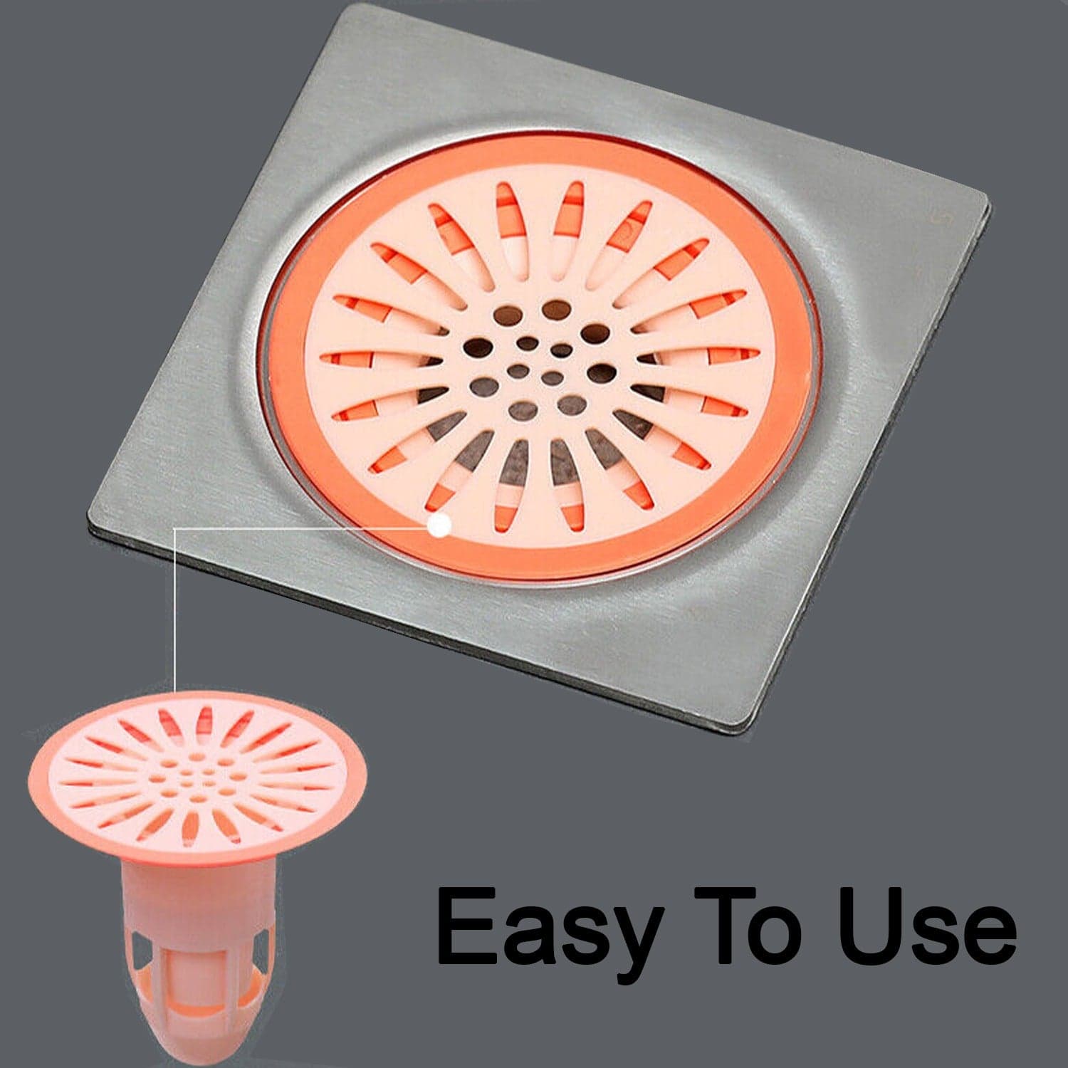 Deodorant Floor Drain Core Silicone Drain Stopper Insectproof Anti-Odor Hair Trap Plug Trap for Kitchen Bathroom Toilet thumbnail 5