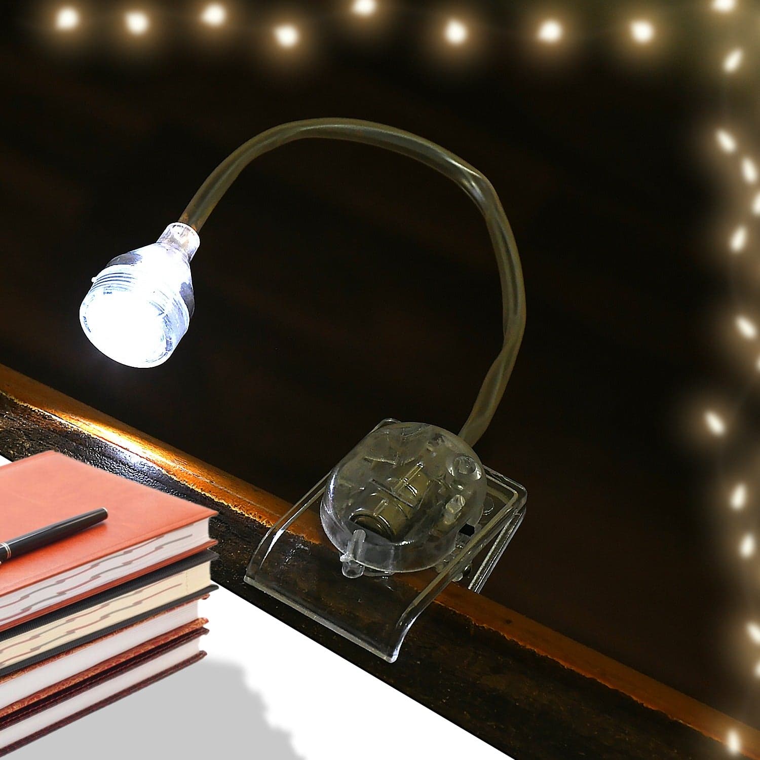 Clip light Portable Clip Light Transparent Clip light Outdoor & indoor Use thumbnail 1
