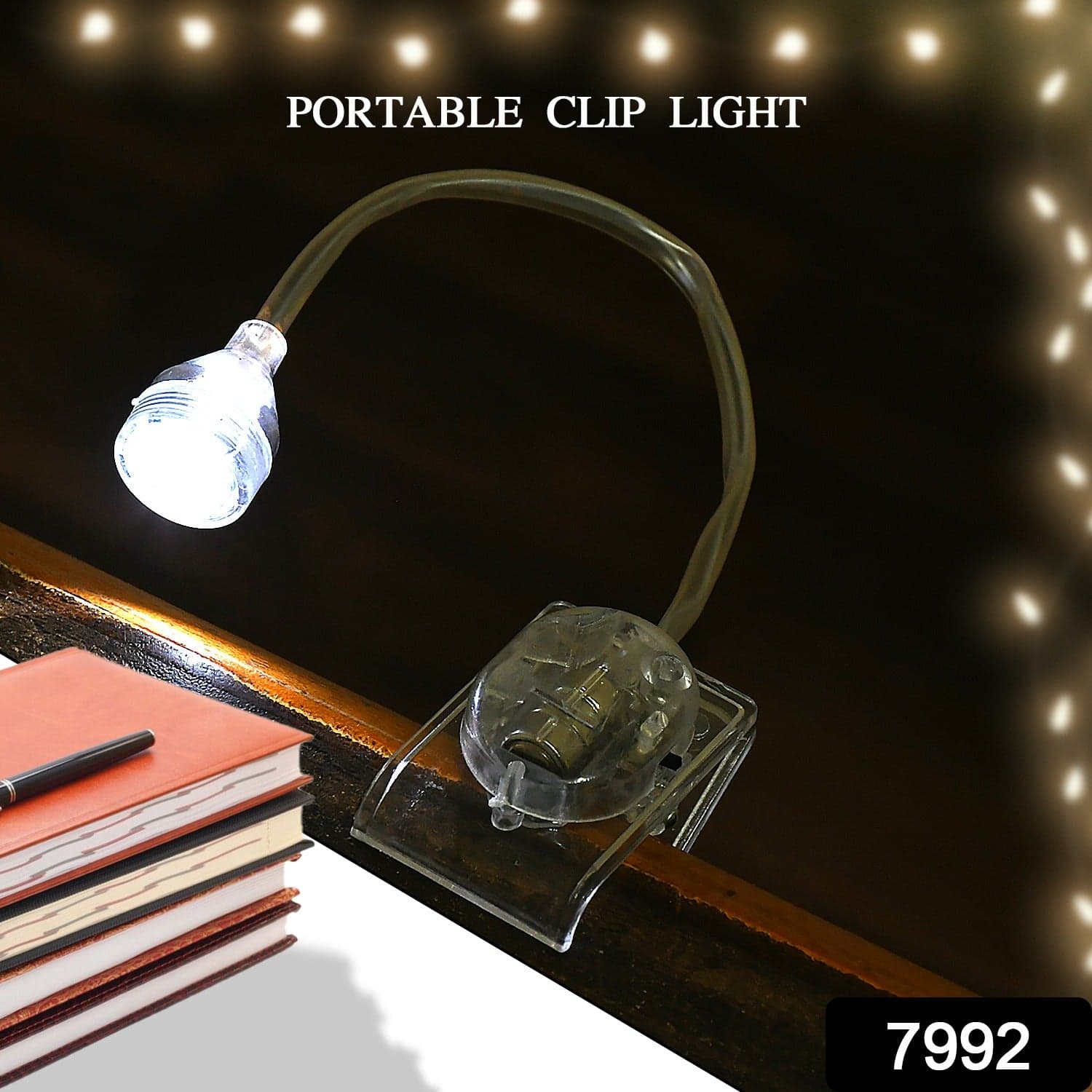 Clip light Portable Clip Light Transparent Clip light Outdoor & indoor Use thumbnail 2