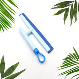 Glass Cleaning Wiper Window Cleaner, For Bathroom, Windows, And Car Glass, Window Mirror Scraper Brush With Soft Rubber