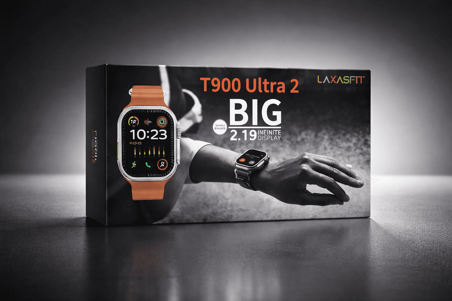 LAXASFIT T900 Ultra 2 Smartwatch – Black | 2.19 Infinite Display thumbnail 7