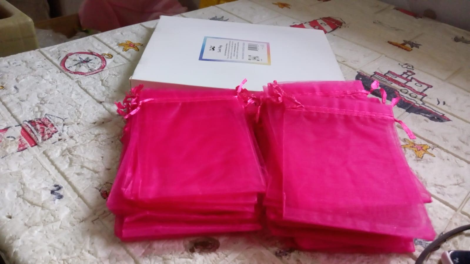 Organza Drawstring Gift Bags Of Small Mesh Pouches For Wedding thumbnail 8