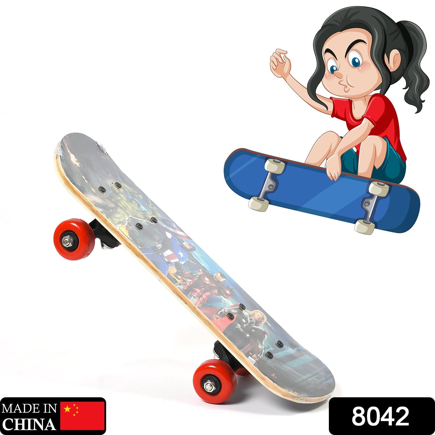 Knx Lightweight Wood Skateboard for Kids, Teens, Adults thumbnail 2